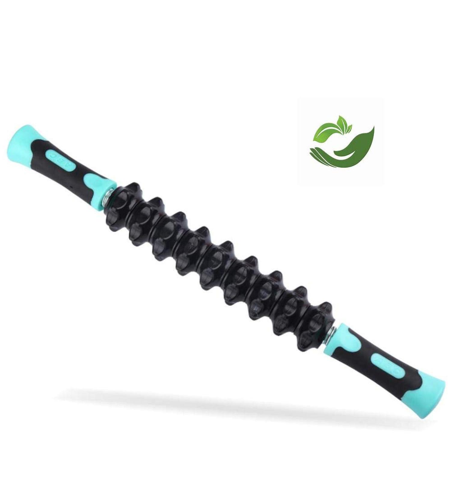 FLY Flu Foam Scooter - Muscle Massage Roller for Trigger Points & CrossFit | Fitness Yoga Tab in Black - Shop Internationally - Buy Online on GoSupps.com