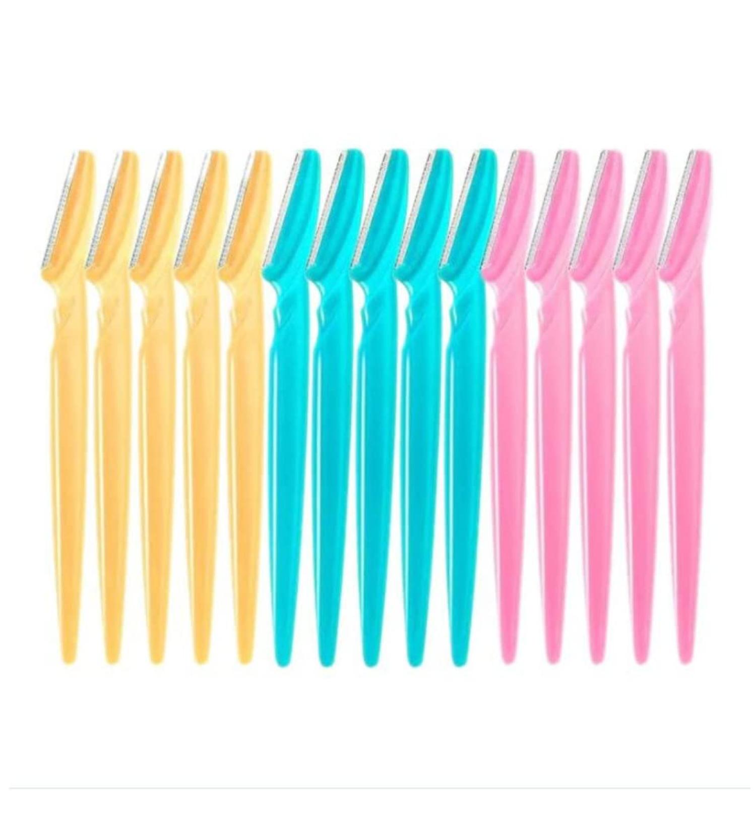 60 Pack Facial Razors & Eyebrow Trimmers for Women & Men - Dermaplaning Tools with Covers - Ideal for Smooth Skin & Precision Grooming - Buy Online on GoSupps.com