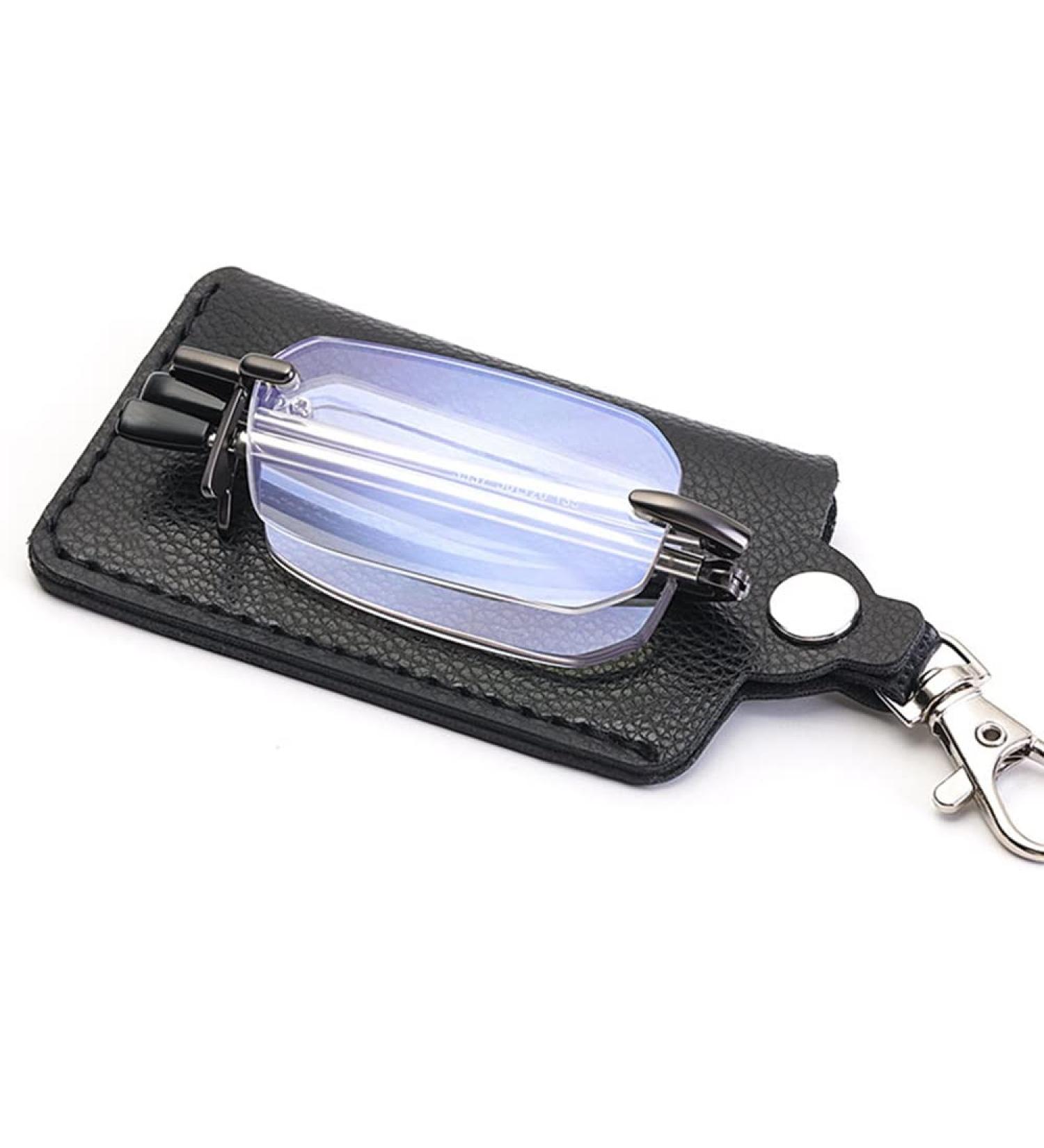 DIBAKO Foldable Reading Glasses - Ultralight Anti Blue Light Readers for Men & Women - HD Sunglasses in Gray +1.00 - Buy Online on GoSupps.com