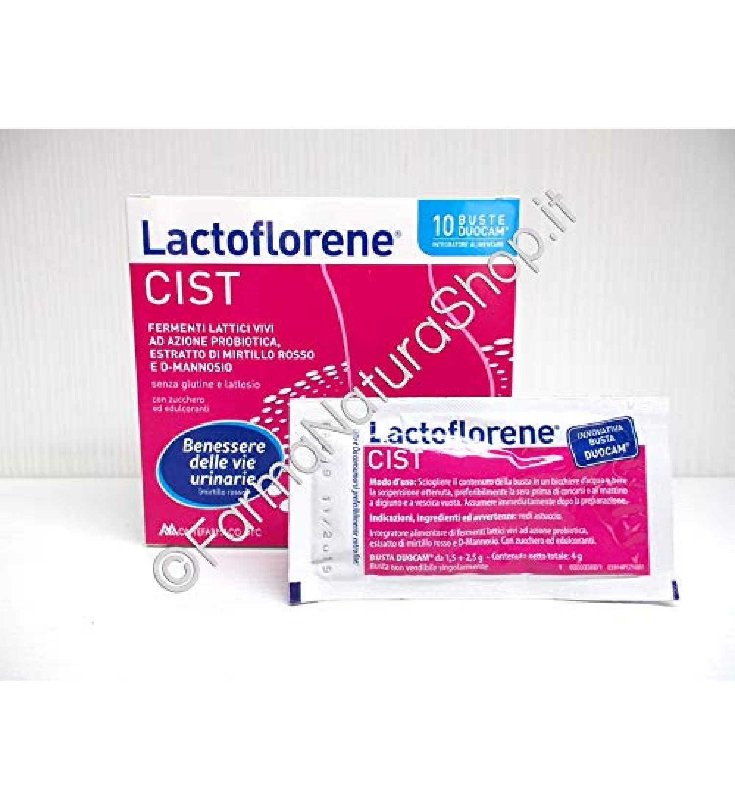 Montefarmaco Pack of 2 sachets of lactophlorene CIST 10+10 sachets