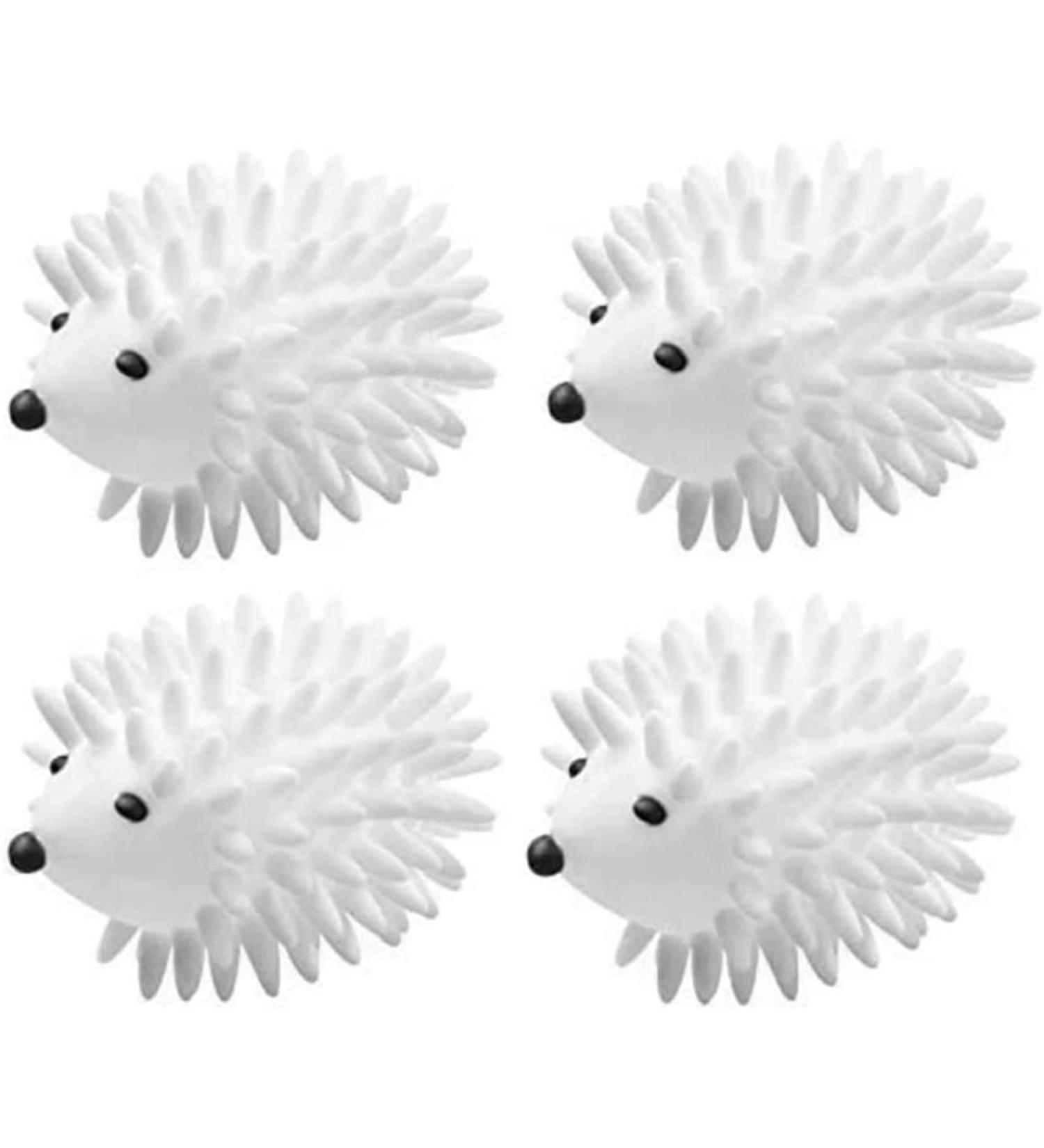 RENHUAVOY 4pcs Dryer Balls Reusable Tumble Dryer Hedgehog Dryer Balls Fabric Softener Ball Clothes Will Come Out Soft Fluffy Fewer Wrinkles and Less Static Cling - Buy Online on GoSupps.com