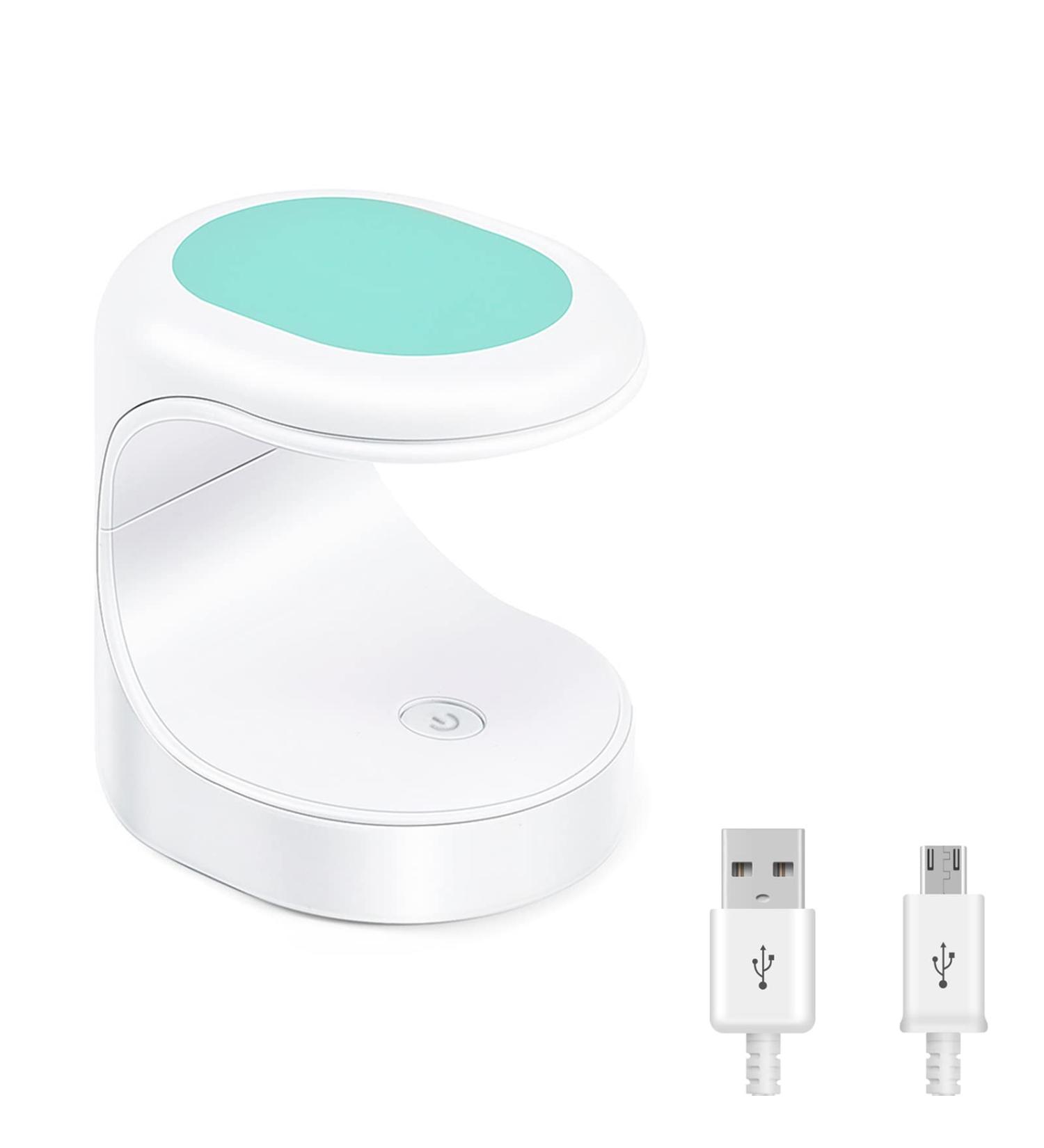 Buy Angnya Mini LED UV Nail Dryer Portable 16W USB Nail Lamp for Gel Nails Perfect for Manicure & Nail Art (Green) - Buy Online on GoSupps.com