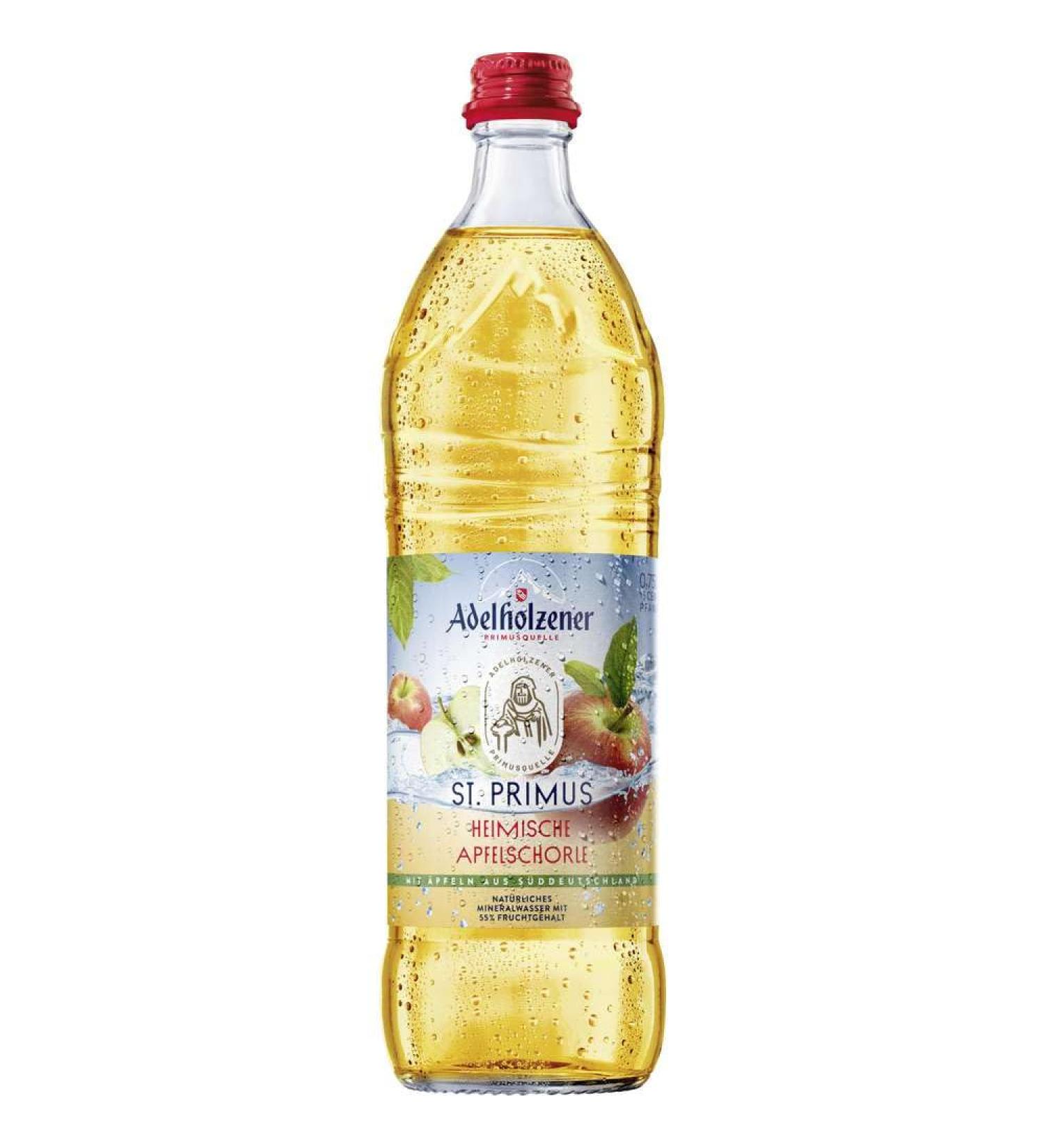 Adelholzener Local Apple Spritzer (1 x 0.75 l) REFILLABLE BOTTLE