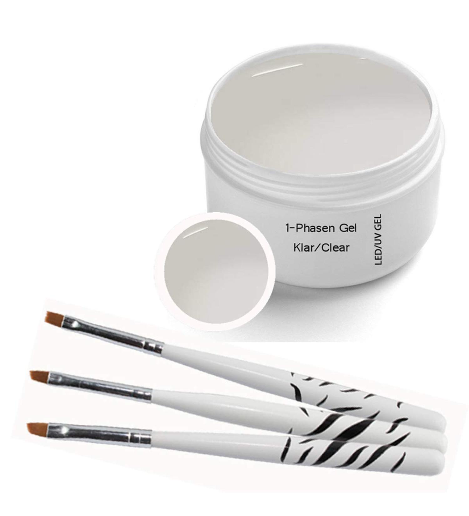 Sun Garden Nails 1-Phase Gel 30ml with Brush Set - Premium Gel Nail Polish for Easy Application - Buy Online on GoSupps.com