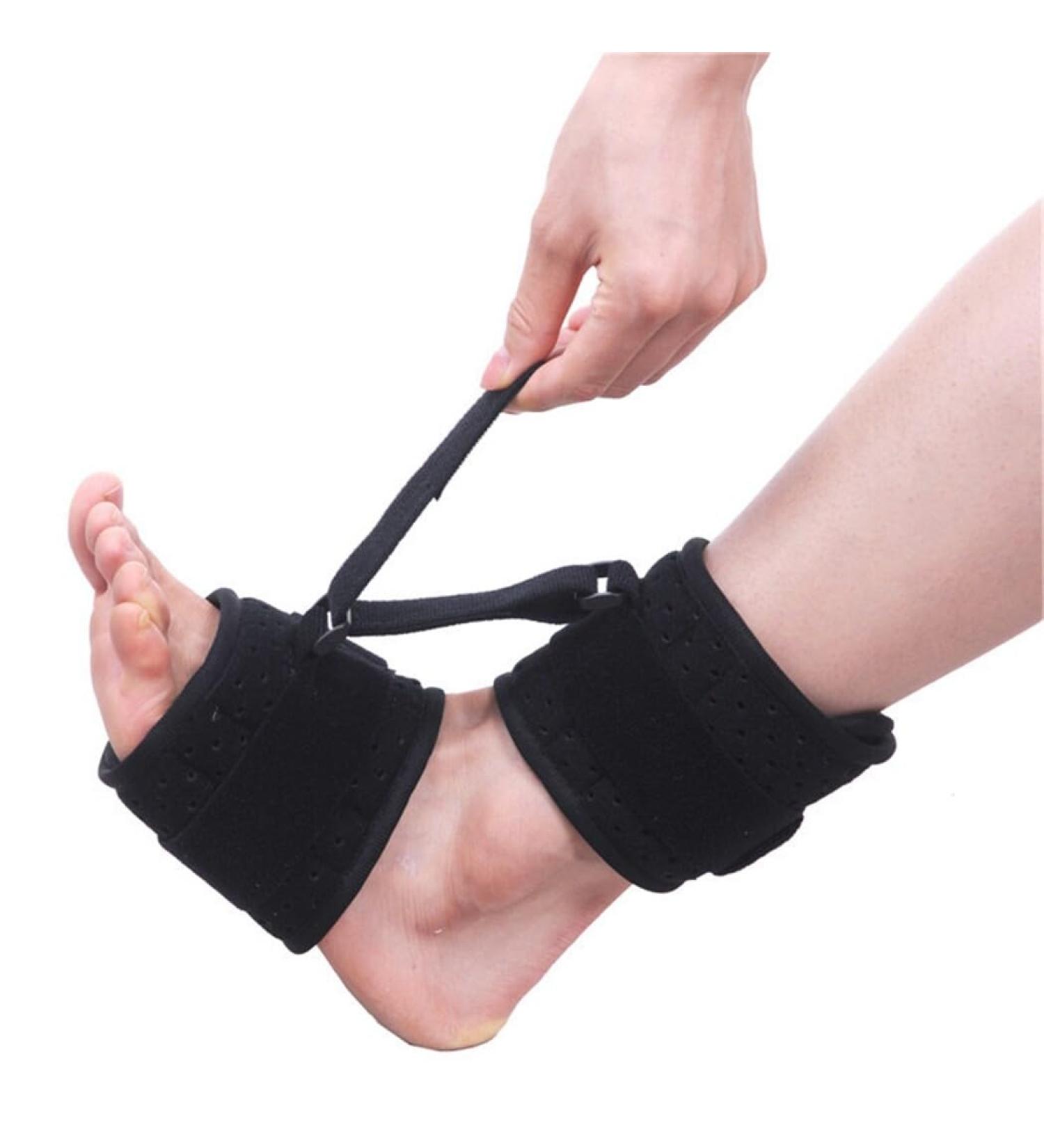 Adjustable Ankle Heel Splint for Plantar Fasciitis - Soft Night Support & Professional Stretching | International Shipping - Buy Online on GoSupps.com