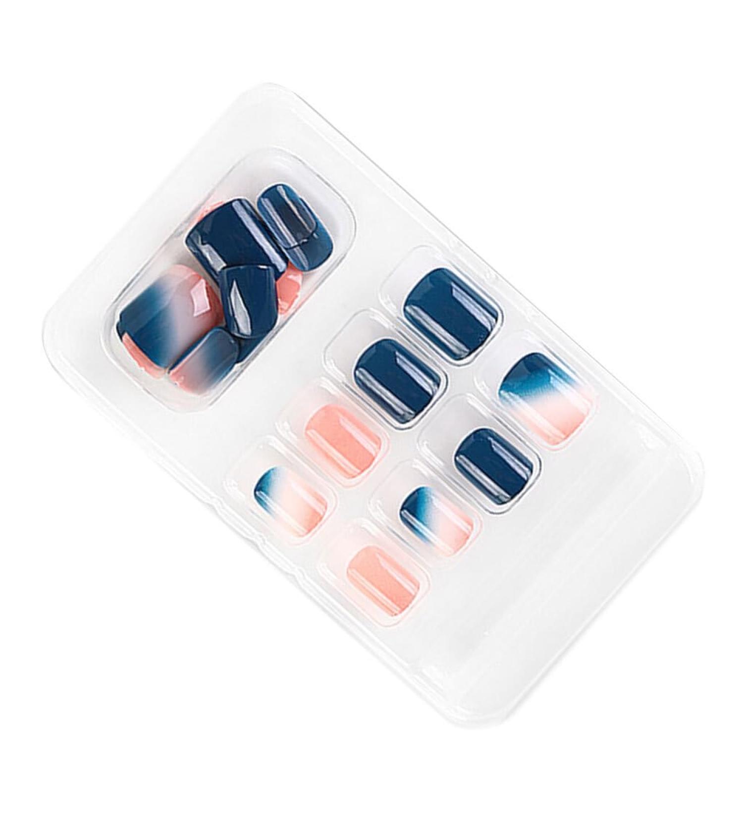 dijiusidy False Nail Fashionable Various Shapes Fingernail Full Coverage Strong Viscosity Adjustable Paster for Manicure Art 16 F741 16 1 count (Pack of 1) - Buy Online on GoSupps.com