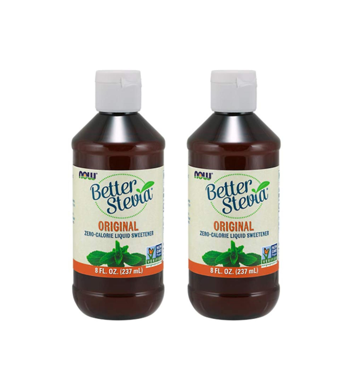 Now Foods Better Stevia Original Liquid Extract - 8 oz Bottle (Pack of 2) - Buy Online on GoSupps.com
