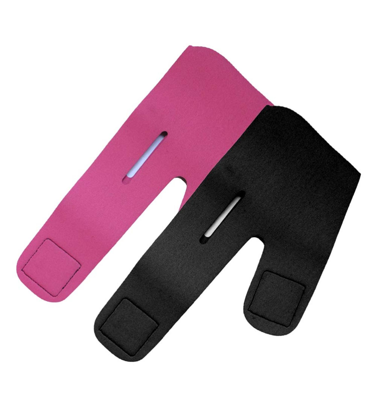 Minkissy V-Shaped Face Lifting Belt - Double Chin Shaper for Women | Tighten Sagging Skin & Enhance Jawline | 2PCs - Buy Online on GoSupps.com