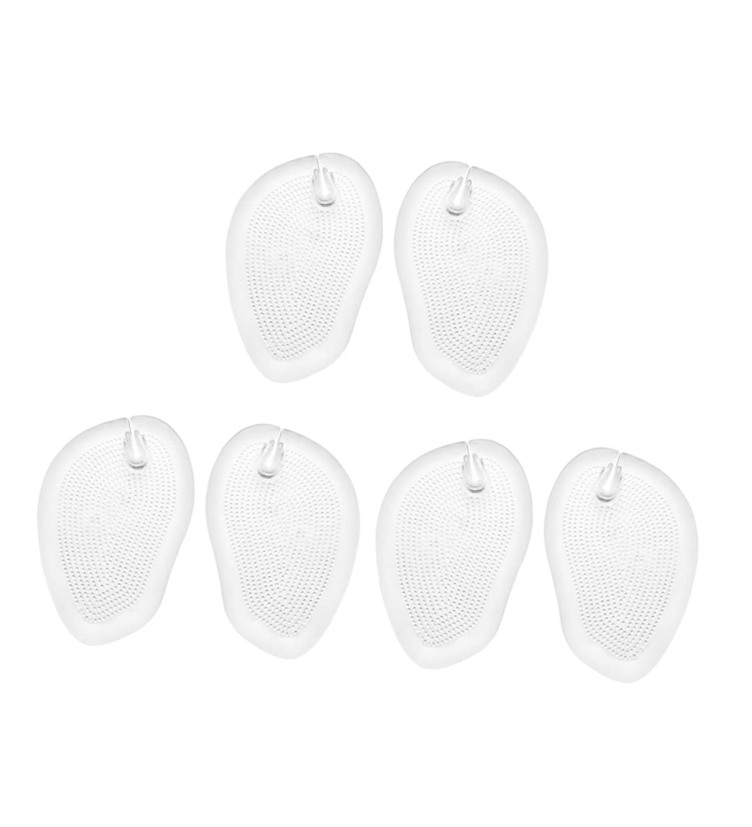 3 Pairs Gel Forefoot Cushions - Metatarsal Support Insoles for Sandals & Thongs - Comfortable Foot Protection & Grip Pads - Buy Online on GoSupps.com