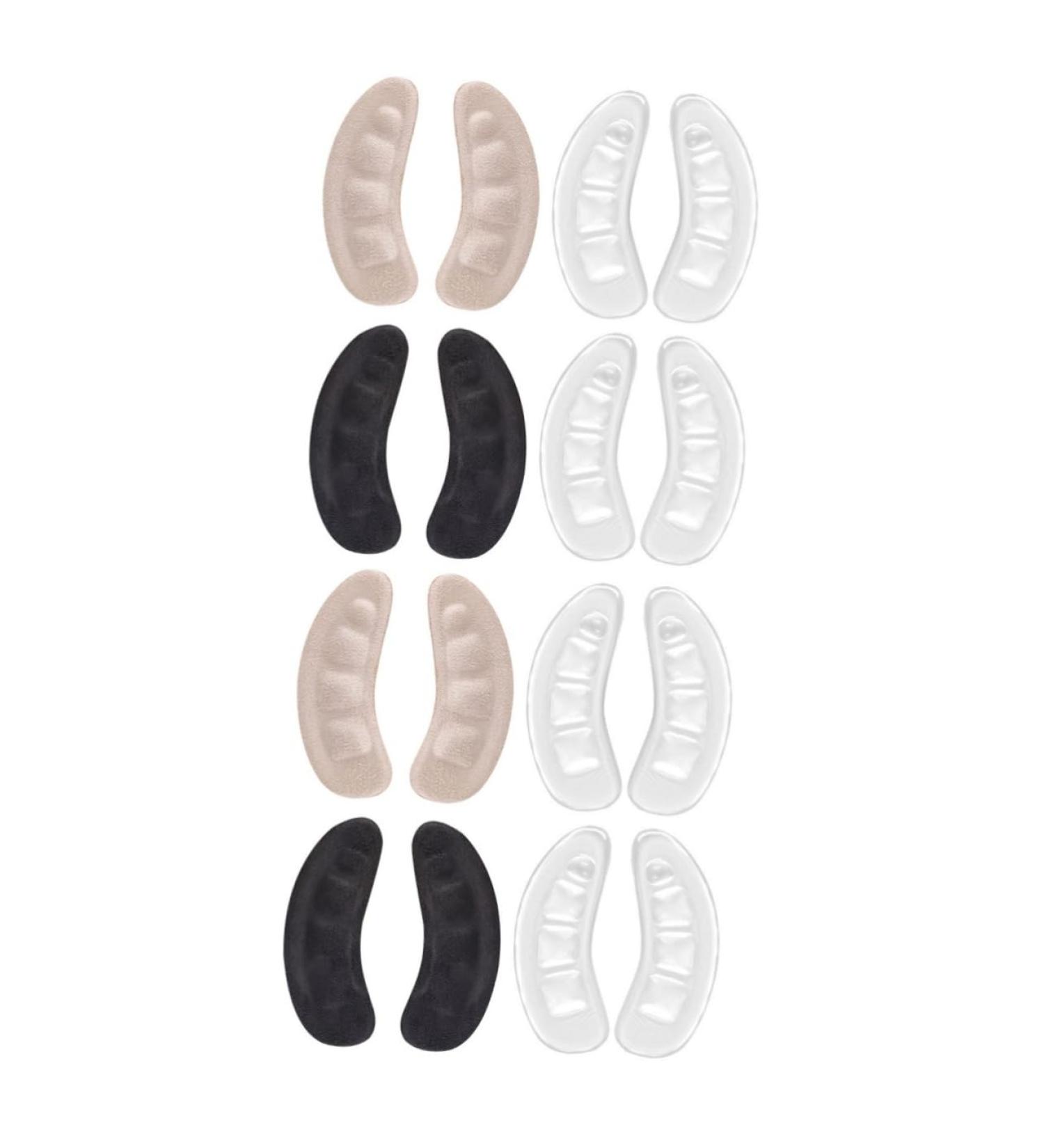 Mobestech 8 Pairs Anti-Wear Stickers for High Heels - Heel Grips & Liner Pads for Women's Shoes - Clear Sweat-Absorbing Solution for Stripper Heels & Sandals - Buy Online on GoSupps.com