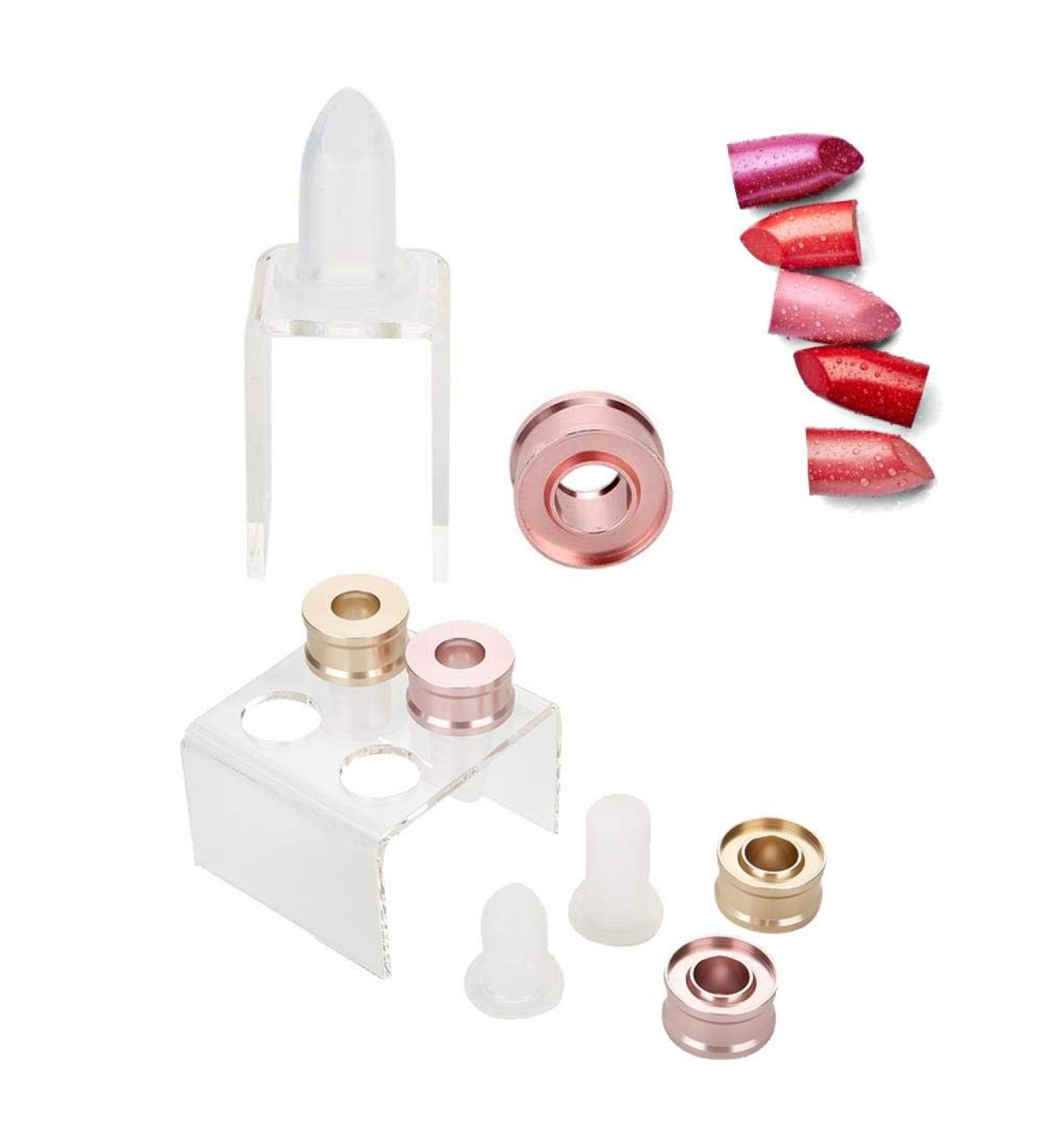 DIY Lipstick Silicone Mold Set - Craft Homemade Balm & Tinker Tools | International Shipping Available - Buy Online on GoSupps.com