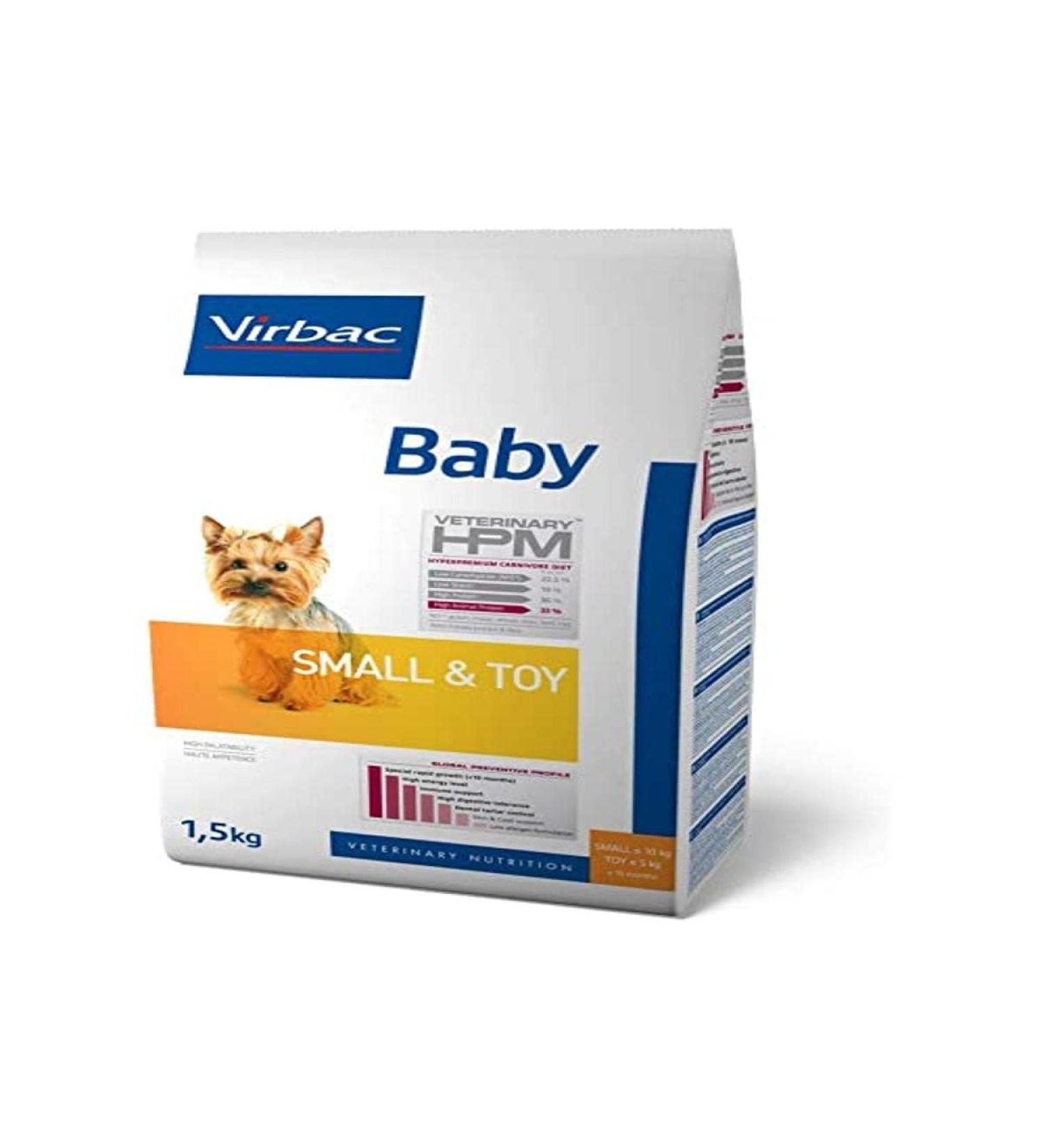 Virbac Veterinary HPM Vet Dog Baby S & Toy Dog Food 1.5kg