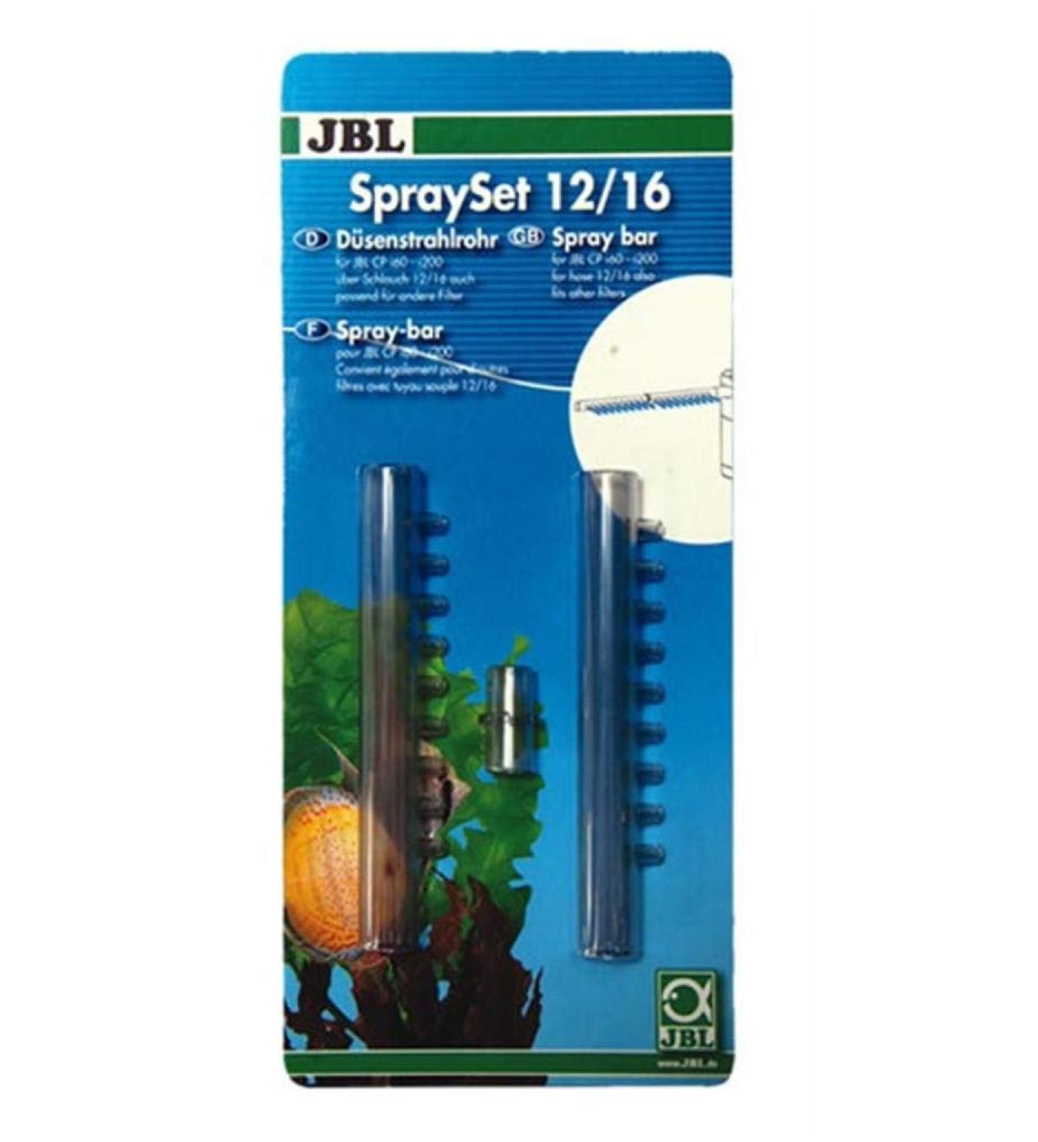 JBL water outlet set with 2-part jet pipe for internal aquarium filters SpraySet 12/16 (CPI)