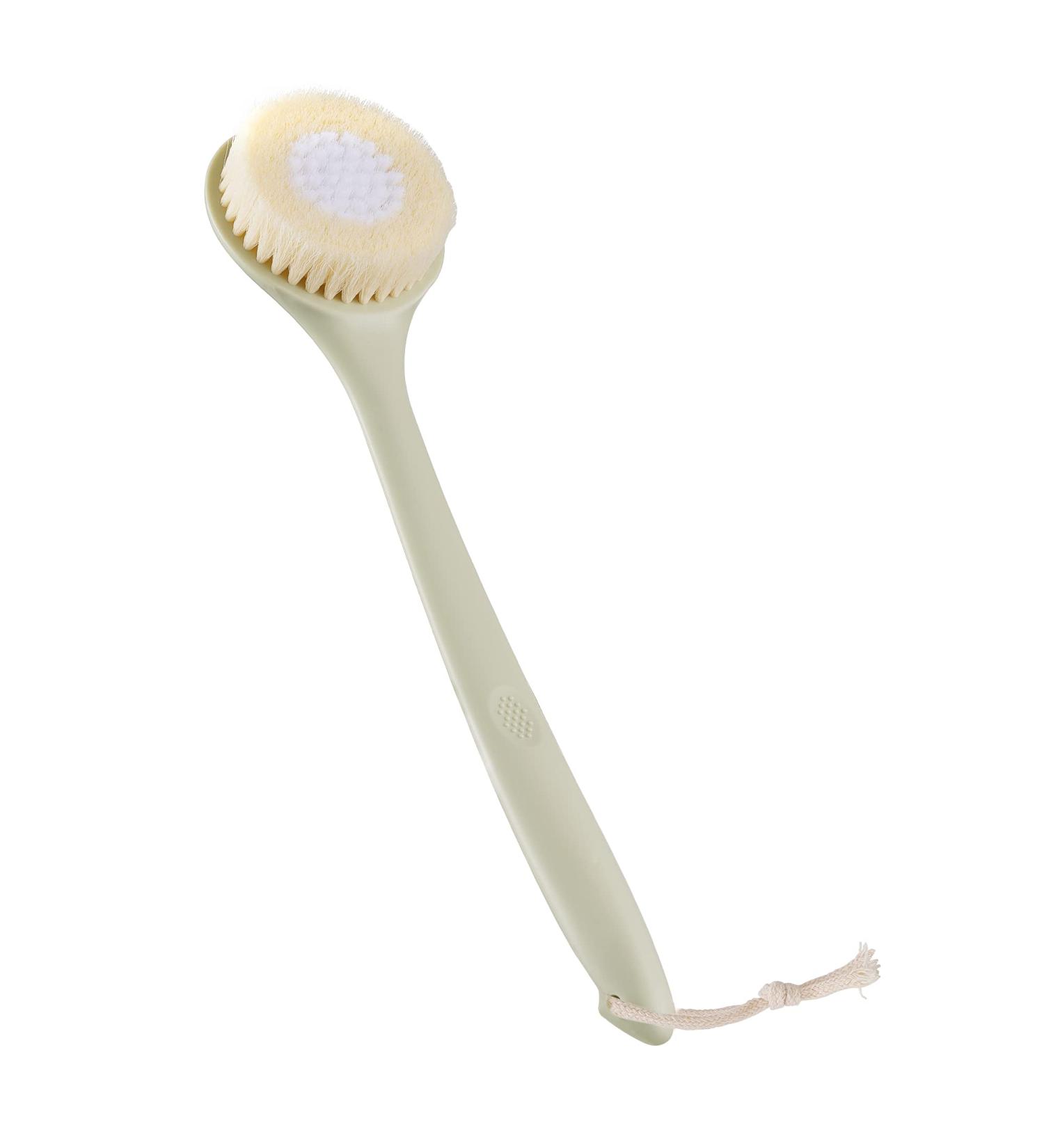 Long Handle Back Brush for Shower - Mold-Free Wet or Dry Brushing for Men & Women - Buy Online on GoSupps.com