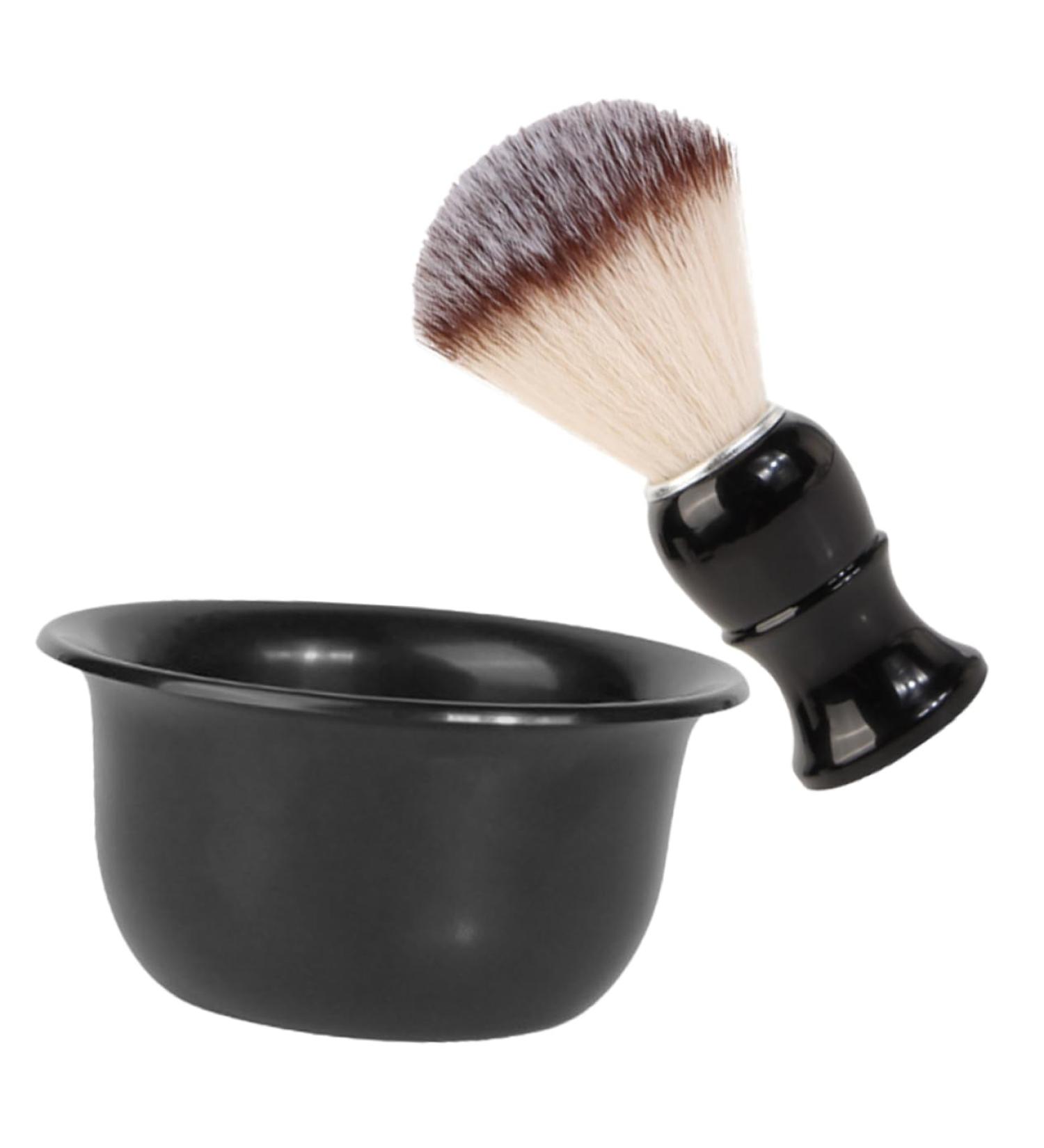 Premium Dressoos Hairdressing Set: Soap Cup Razor Brush & Shaving Bowl for Men - Perfect Beard Grooming Essentials - Buy Online on GoSupps.com