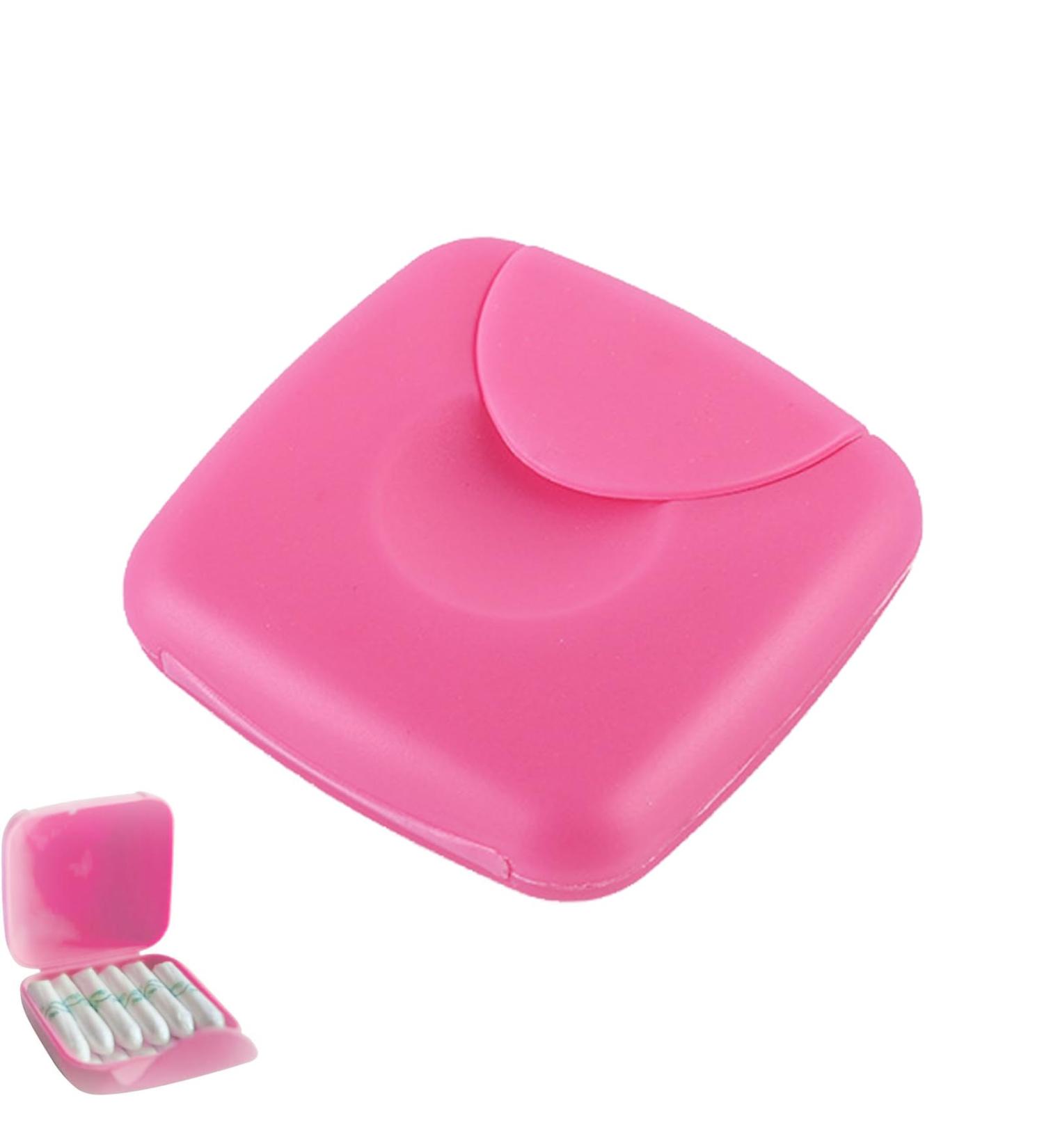 Portable Women's Storage Box - On-the-Go Tampon & Condom Holder | Stylish Sanitary Tampon Box - Buy Online on GoSupps.com