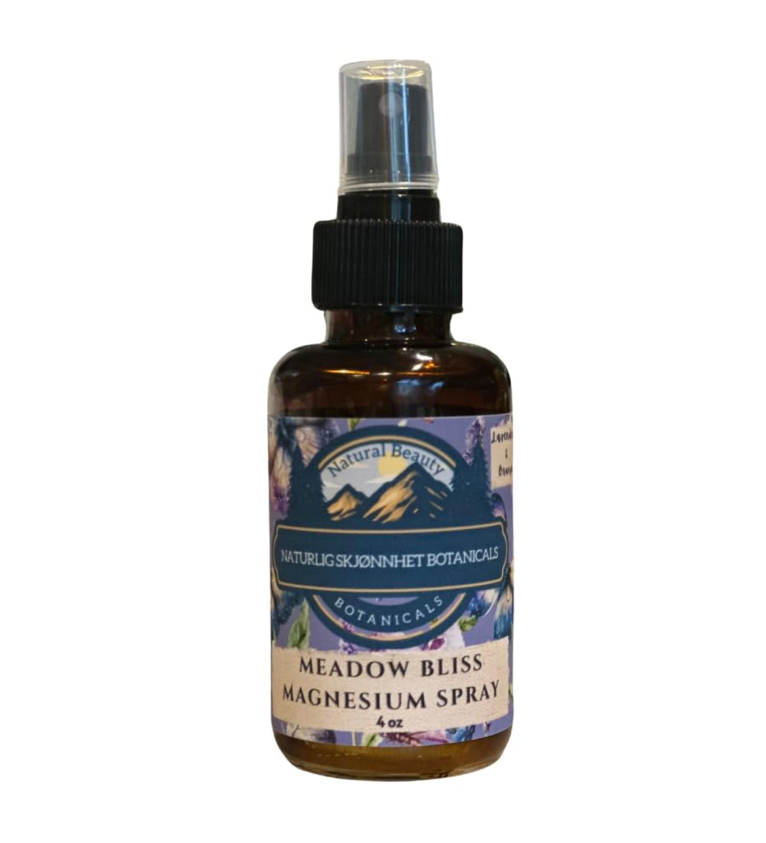 Naturlig Skjonnhet Botanicals Magnesium Spray 4 oz (Citrus Lavender)