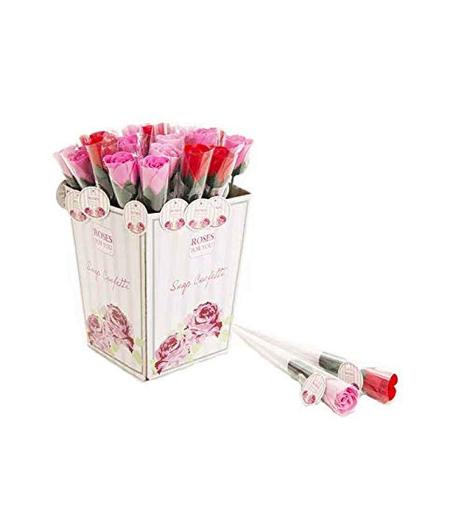 Bath salt roses set of 3 - bath confetti bath additive bath crystals wellness gift