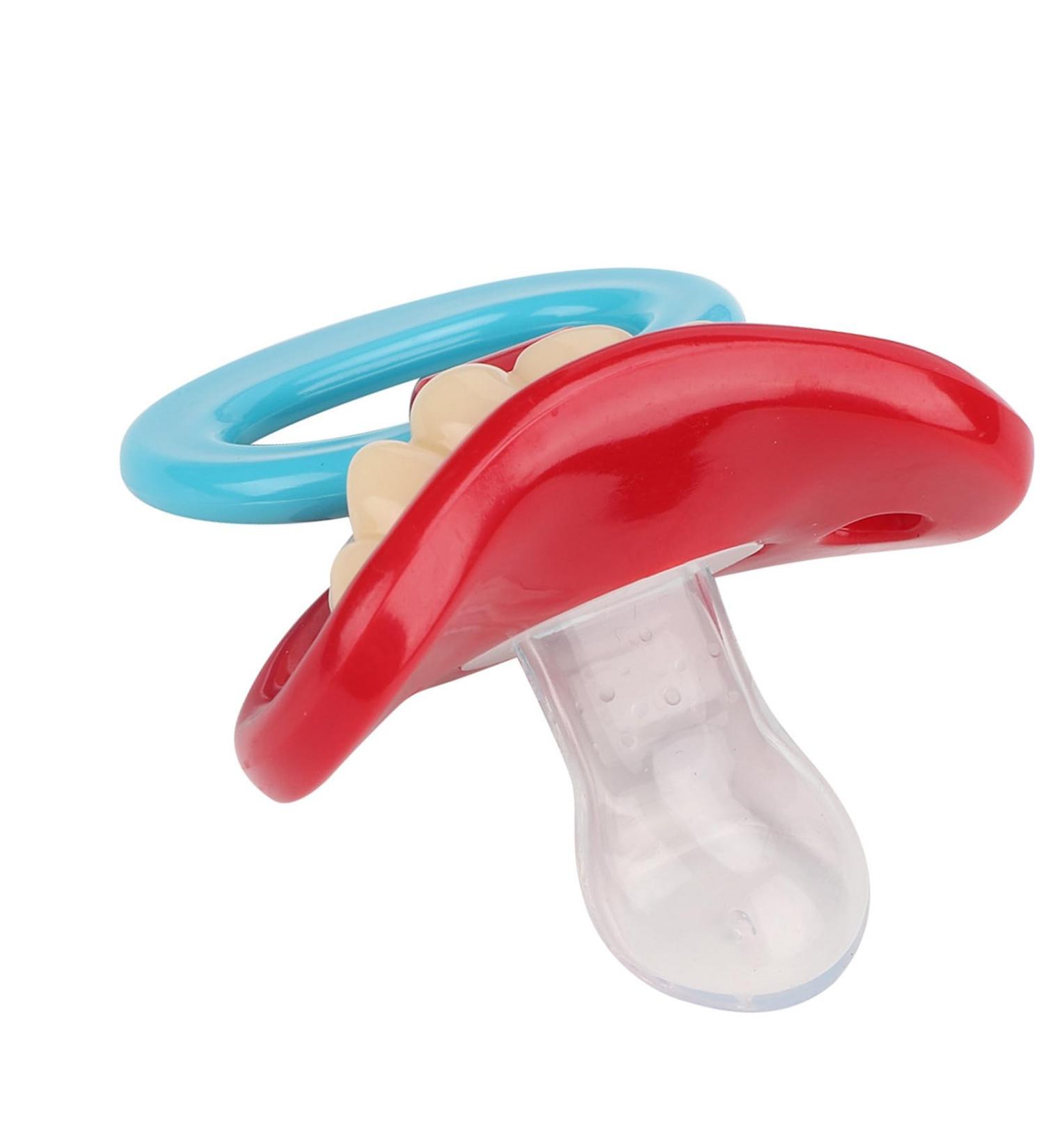 Silicail Baby Pacifier - Funny Sound Wall Design & Flat Nipple for Better Suction - International Shipping Available - Buy Online on GoSupps.com