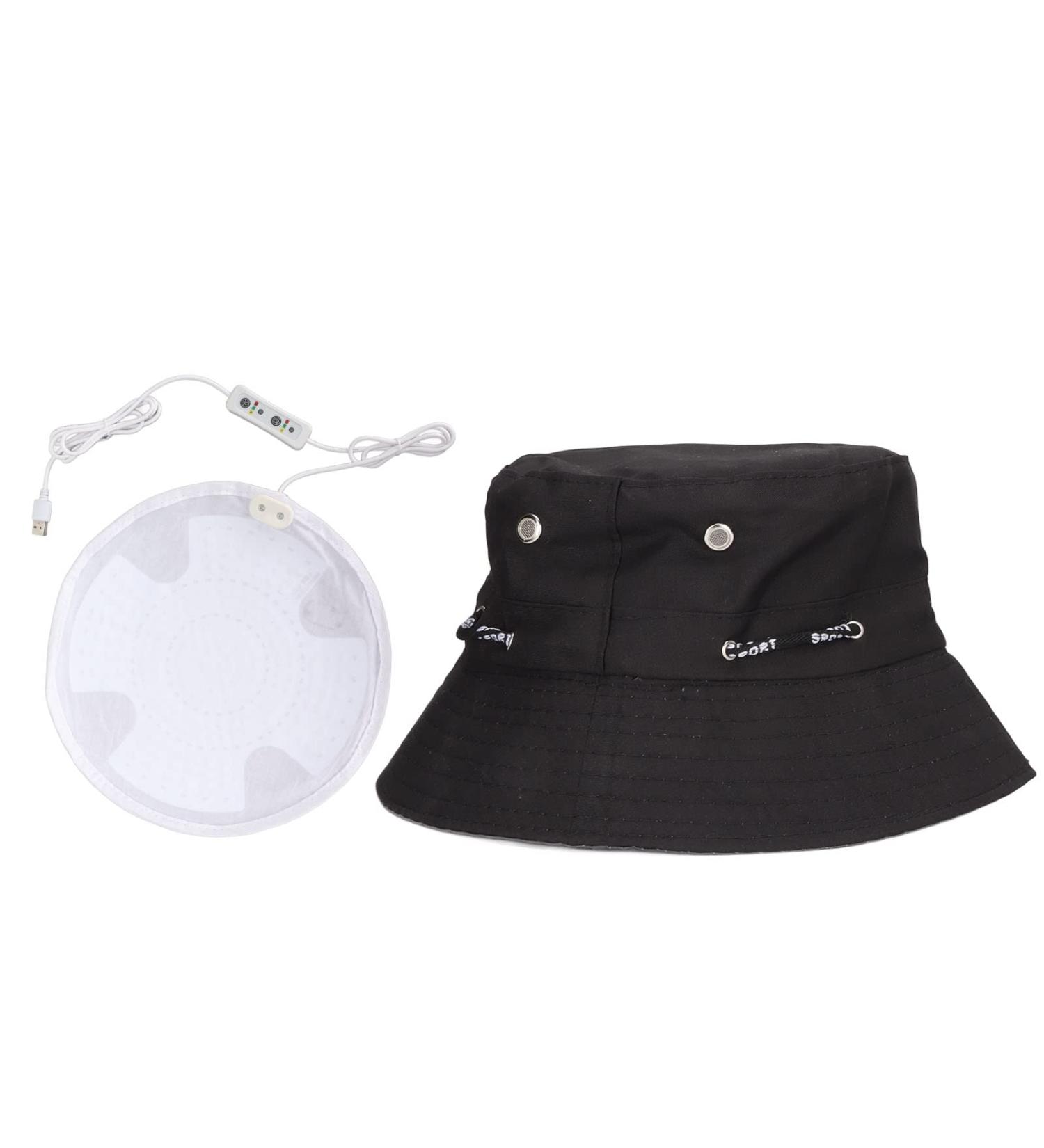 Red Light Therapy Hair Growth Cap for Men and Women - Hair Loss Treatment Device for Thinning Hair (Black) - Buy Online on GoSupps.com