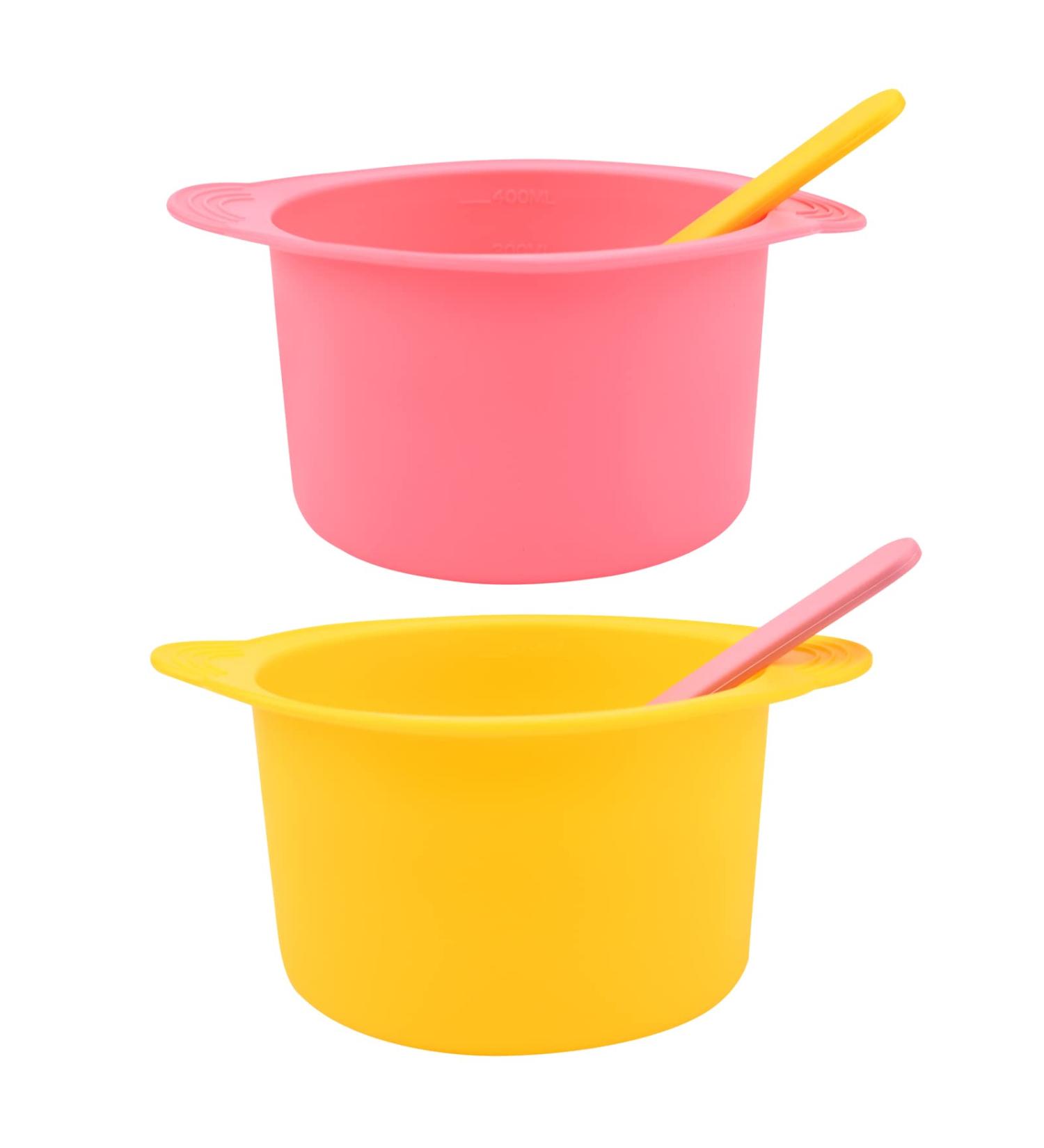 BEKECIDI Reusable Silicone Wax Heat Inserts & Spatula Set - Perfect Replacement for Wax Warmers | Eco-Friendly 2-Piece Wax Melt Kit - Buy Online on GoSupps.com