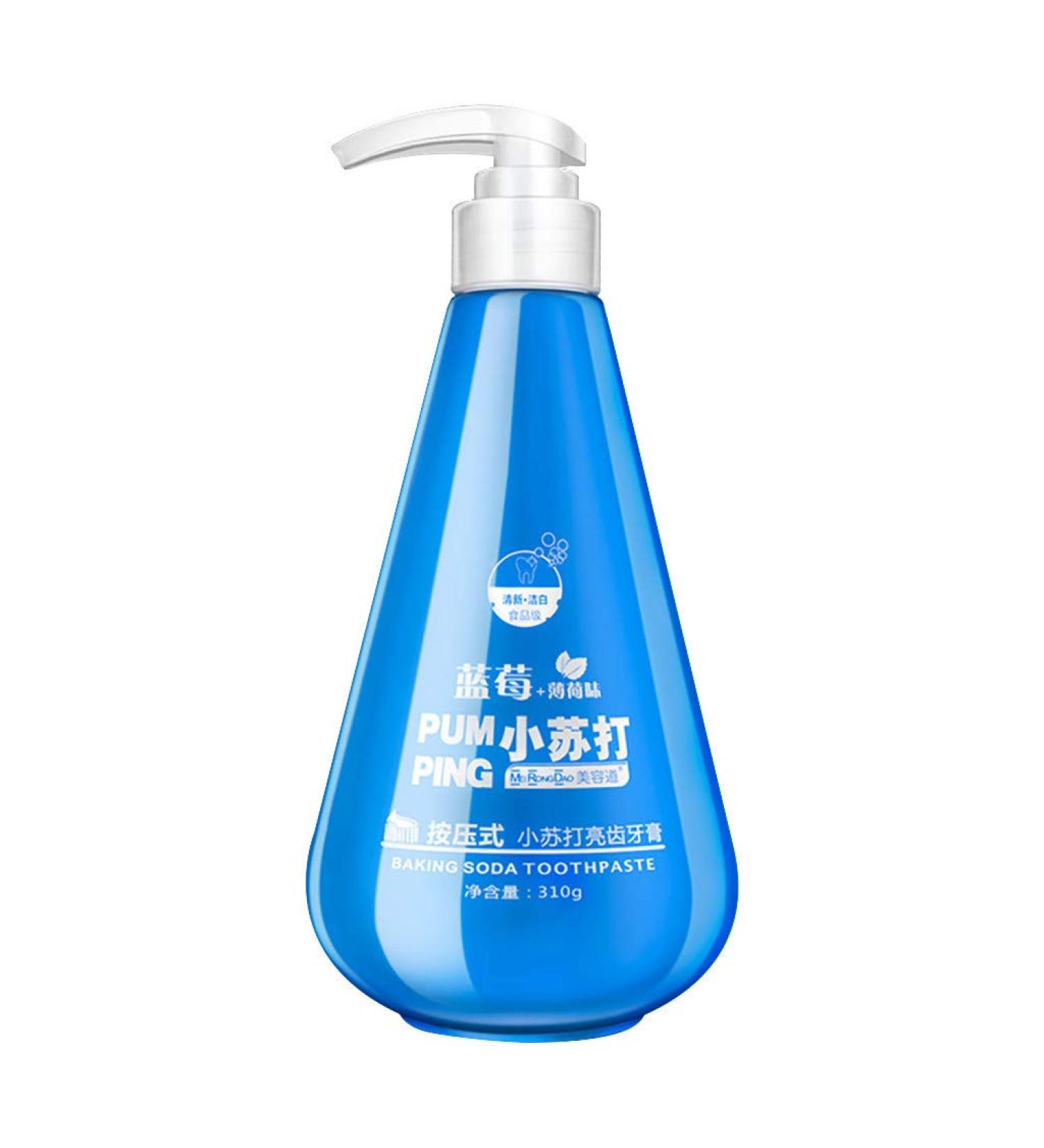 Dinglong Baking Soda - Whitening Toothpaste Treatment Stain Removal 310g Bleeding Gums Toothpaste (Blue) - Buy Online on GoSupps.com