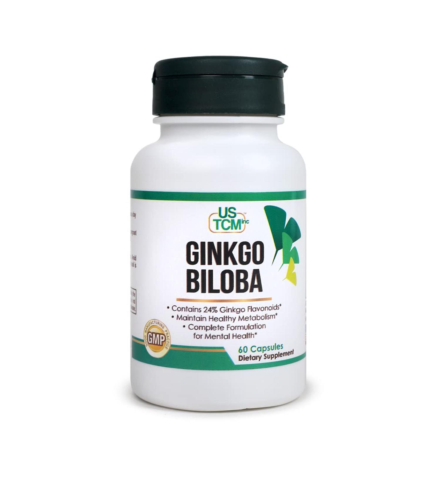 USTCM Ginkgo Biloba - Support Healthy Metabolism 60 Capsules