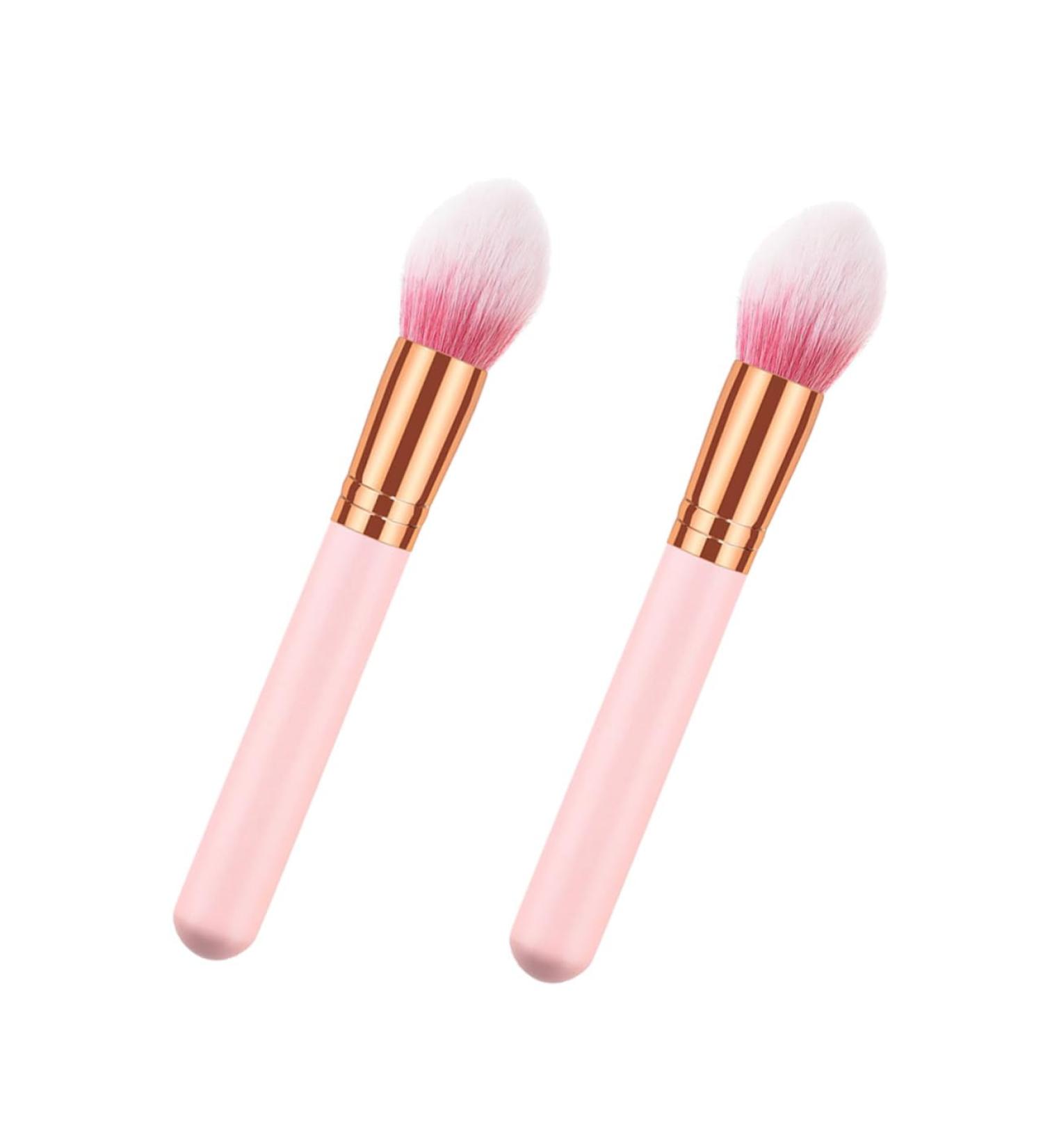 CANIGHT 2pcs Professional Makeup Brush Concealer Brush Cosmetics Brush Cosmetics Powder Brush Wooden - Buy Online on GoSupps.com