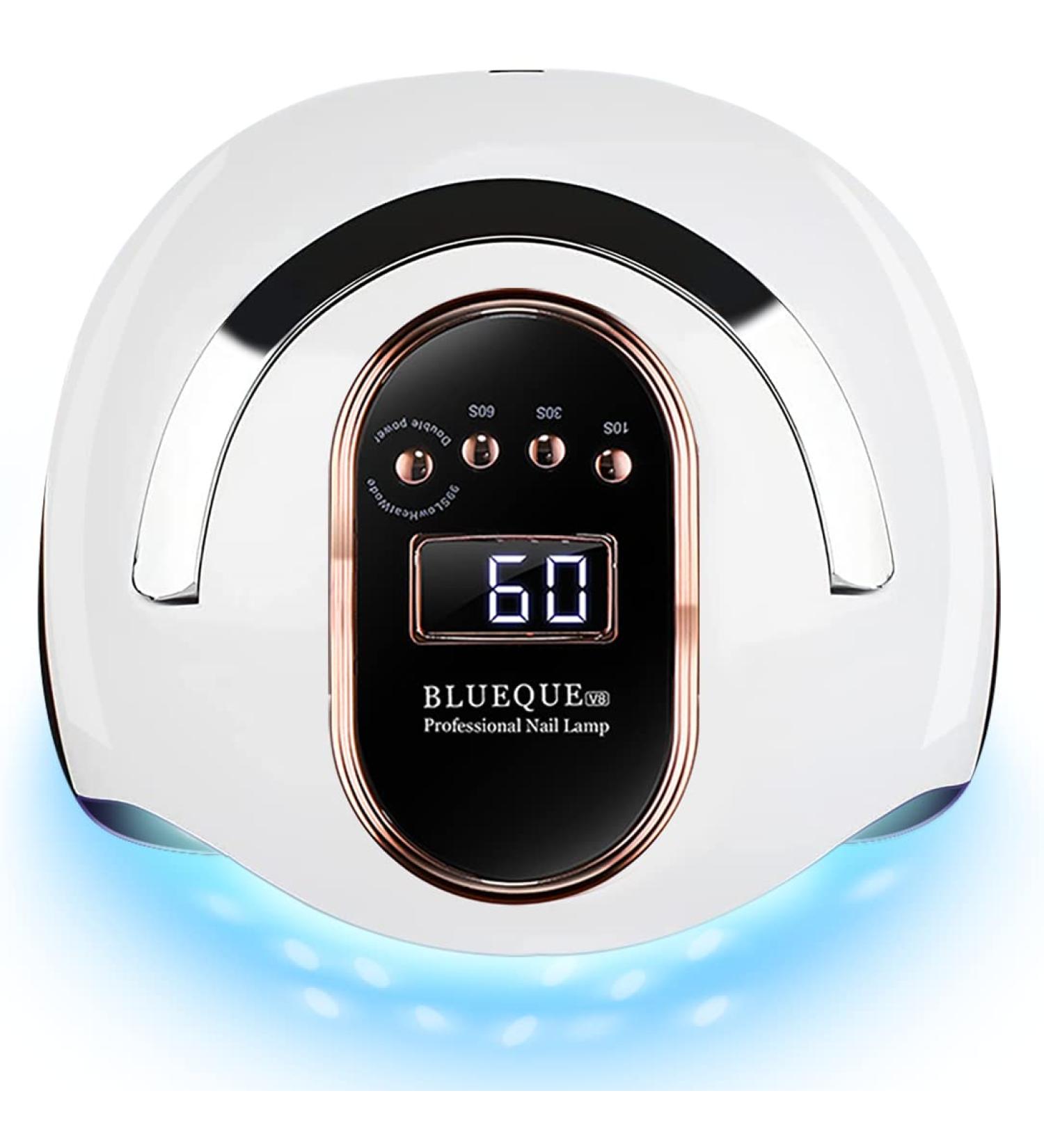 UV LED Nail Dryer 168W for Gel and Regular Polish - Professional Manicure/Pedicure Lamp (White) - Buy Online on GoSupps.com
