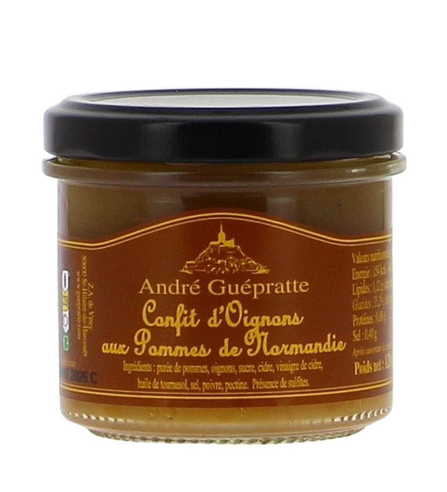 Normandie Onion confit with apples Gueppratte 120g - Products Normandie