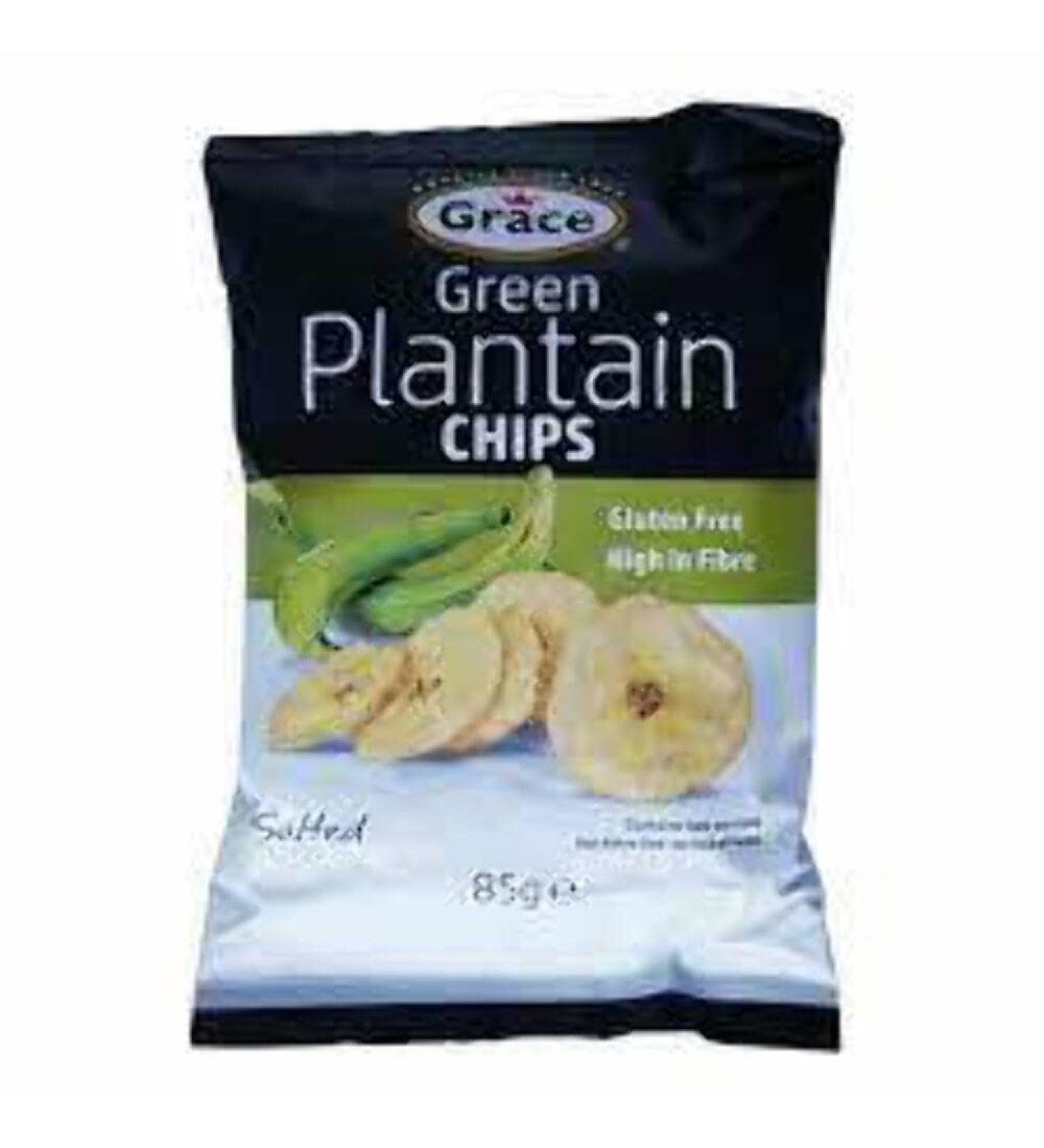 Grace Green Banana Chips Salted 85g Box of 9-Fd