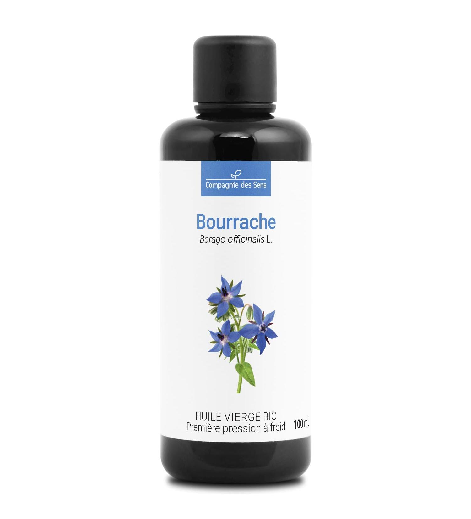 Huile de Bourrache BIO - Fra cheur Garantie OxyCert - Vierge & de 1 Pression Froid 100mL - Buy Online on GoSupps.com