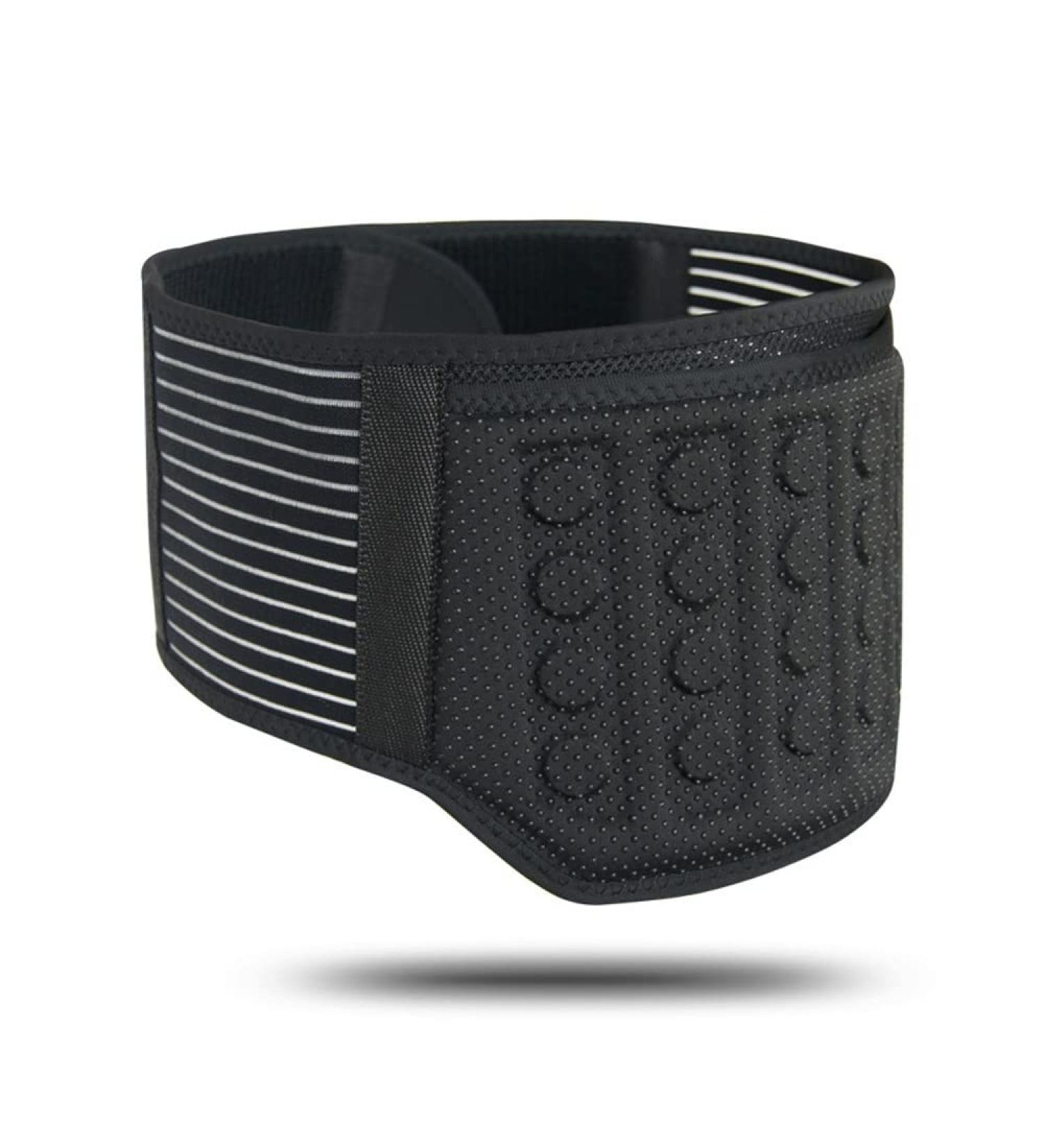 Botizr Self-Heating Wormwood Waist Belt - Natural Lumbar Spine Support & Pain Relief (Size M) Breathable Deep Heat Pads for Back Pain Relief - Buy Online on GoSupps.com