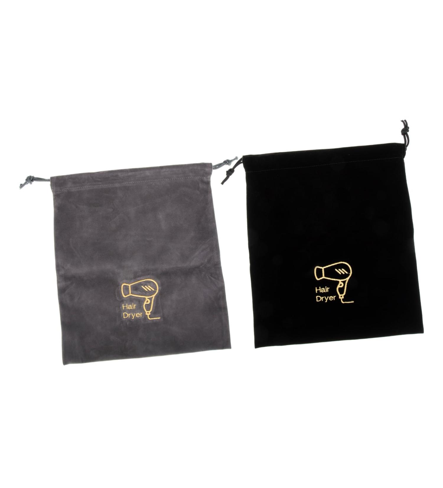 Baluue 2pcs Hair Dryer Bag Multifunctional Bag Toiletry Travel Bag Storage Bags for Travel Flannel - Buy Online on GoSupps.com