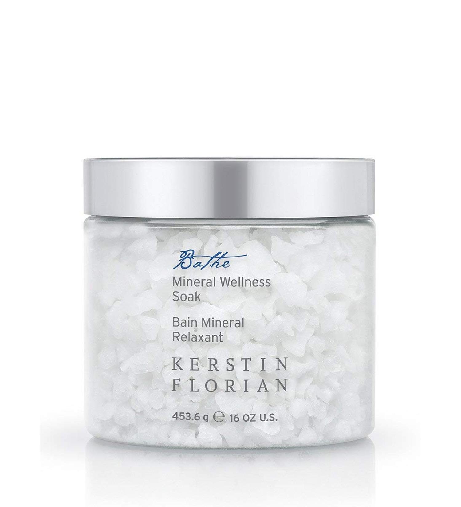 Kerstin Florian Mineral Wellness Soak - Magnesium Bath & Shower Salts for Tired Muscles Detox & Skin Softening (16 fl oz) - International Shipping Available - Buy Online on GoSupps.com