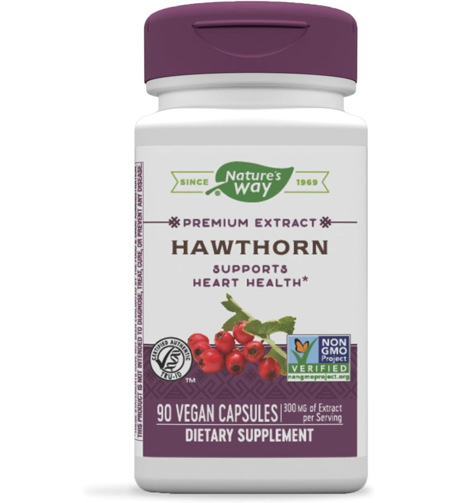 Nature's Way Hawthorn Health Supplement 90 Count - Buy Online on GoSupps.com