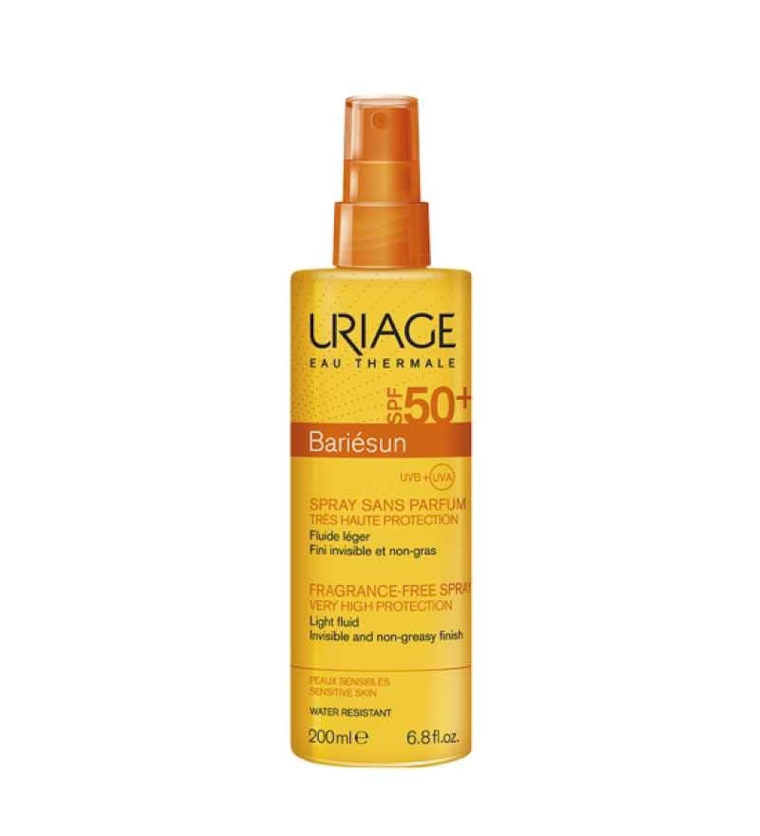 Uriage Bari sun Invisible Spray very high protection SPF50+ fragrance-free 200 ml