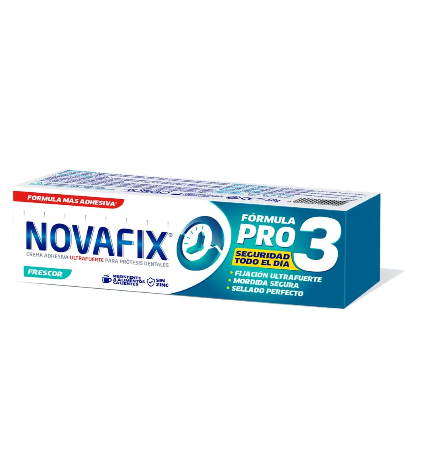 Urgo Novafix Pro3 Frescor Ultra strong adhesion adhesive cream dentures 50 g - Buy Online on GoSupps.com