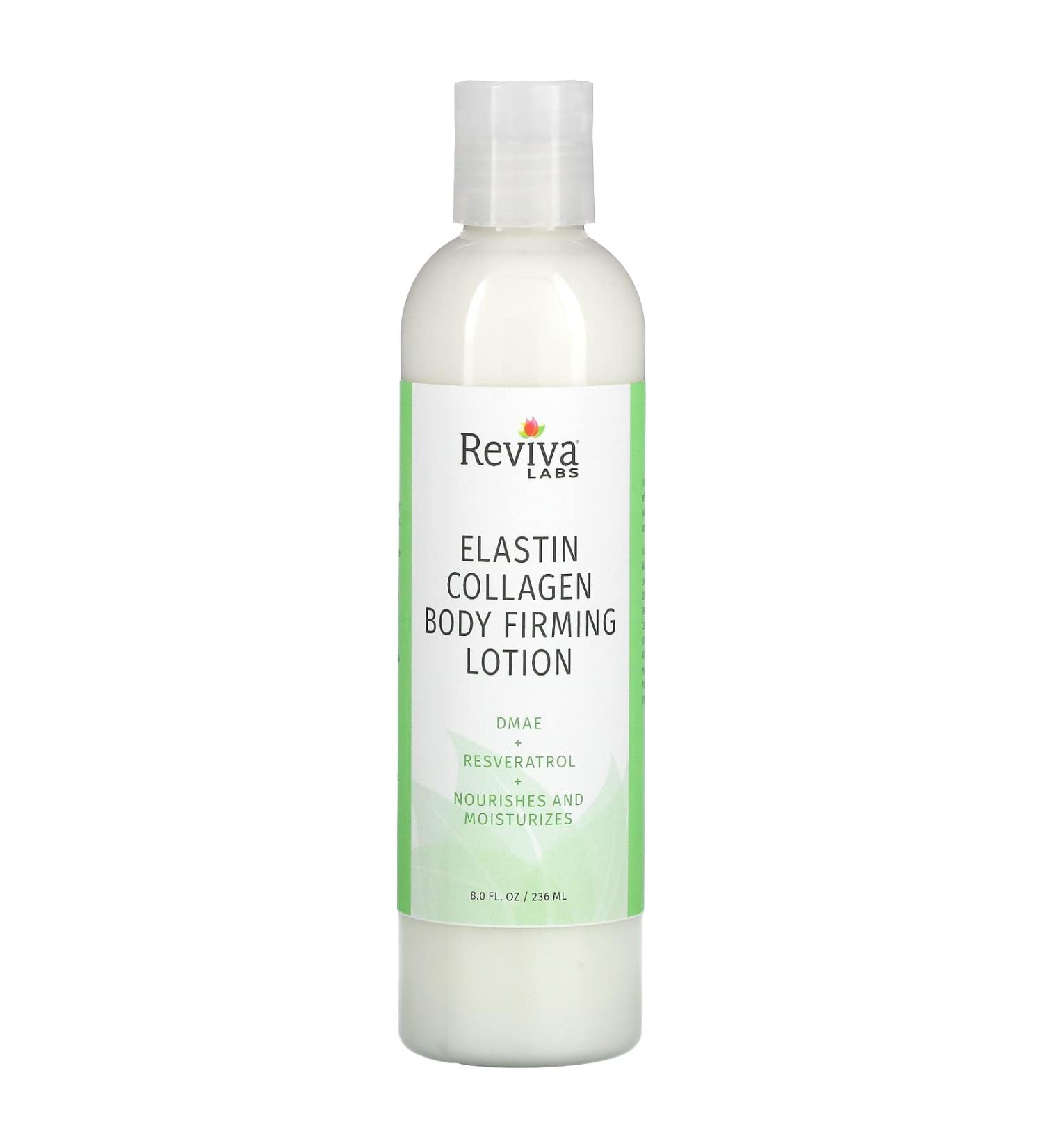 Reviva Labs Elastin & Collagen Body Firming Lotion - 8 fl oz | Skin Tightening Formula - Buy Online on GoSupps.com