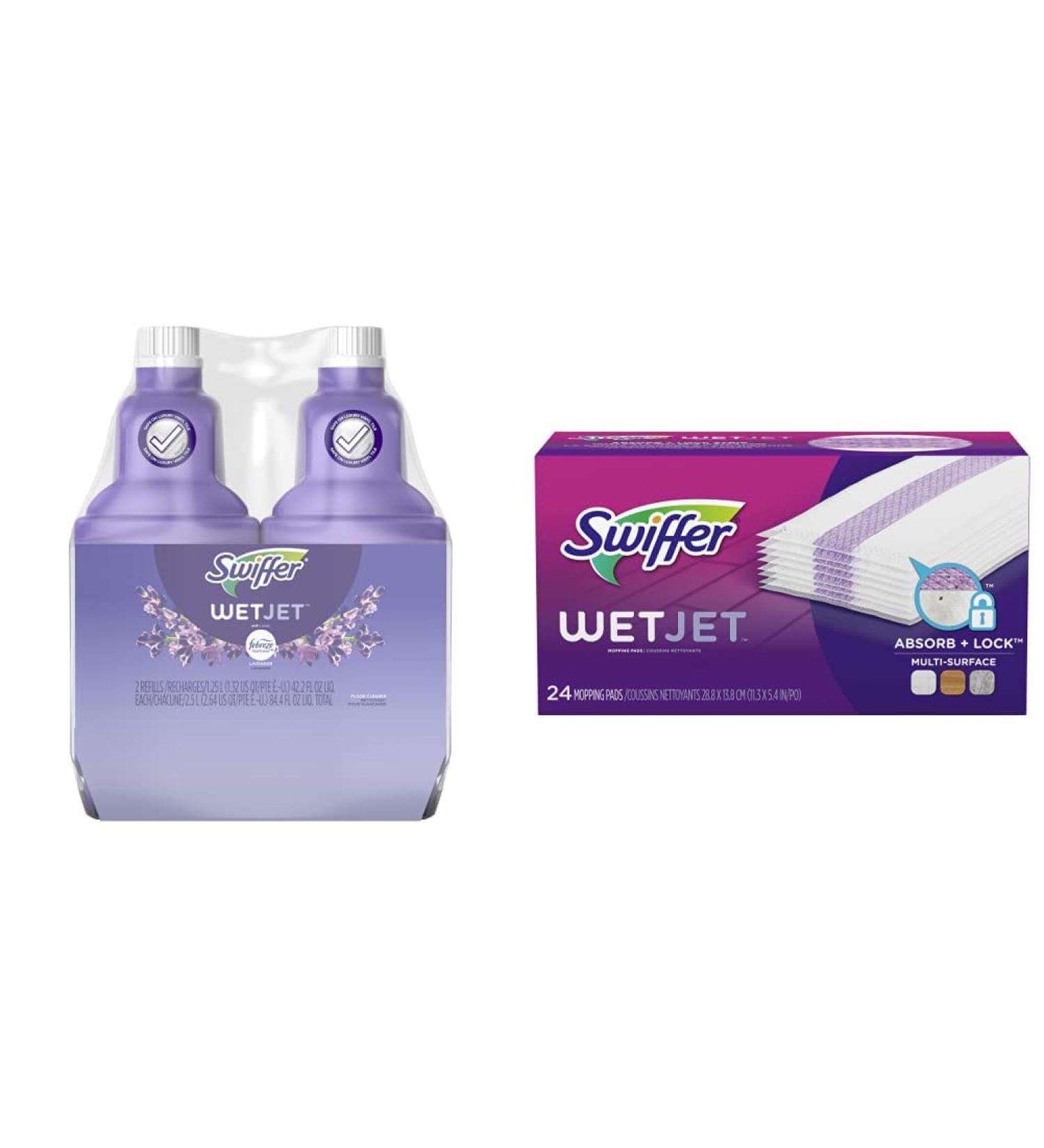 Swiffer WetJet Refill Kit: Mop Pad and Floor Cleaner Solution Refills - Buy Online on GoSupps.com