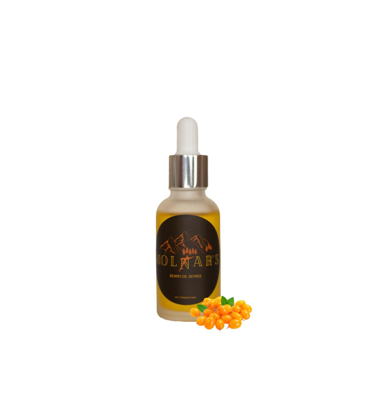 MOLFAR S Carpatian Handmade EKO 100% Pure Beard Oil with Buckthorn Walnut & Grape Oil | Original Recipe by Ukrainian Masters | All Beard Types | 1.01 fl oz - Buy Online on GoSupps.com
