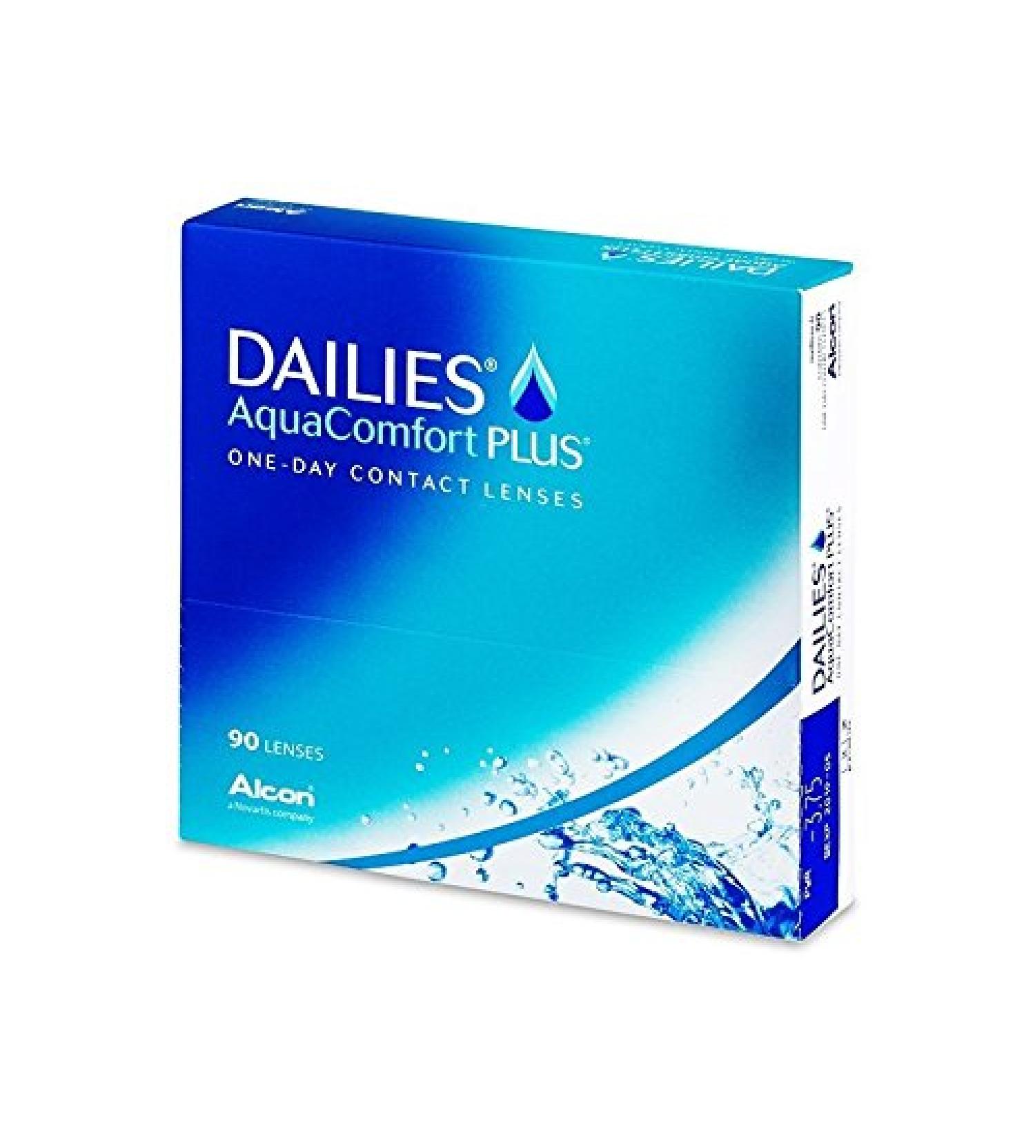 Dailies AquaComfort plus 90er Box Radius: 8.7 Diameter: 14.0 Diopters: -1.75