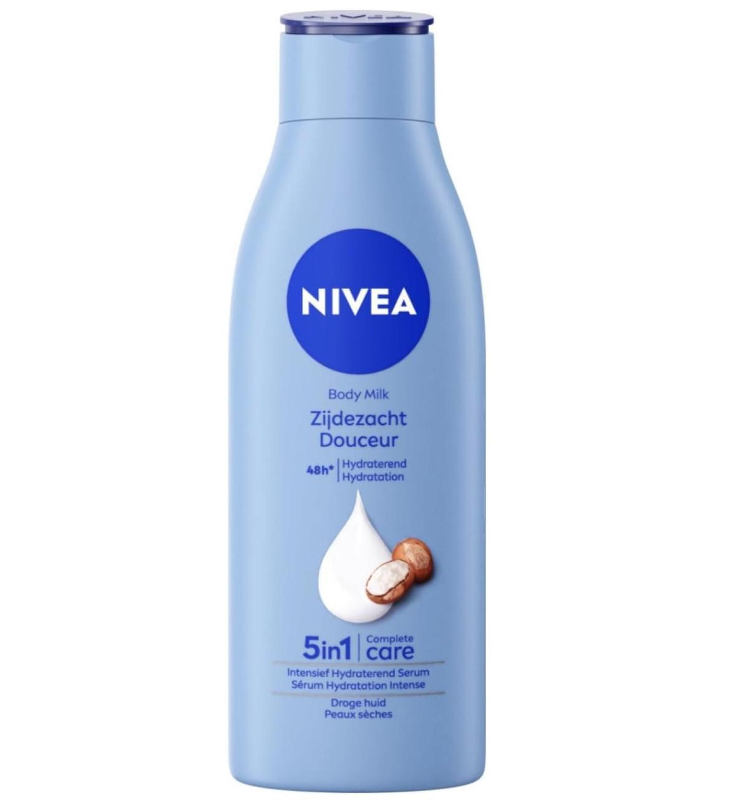Beiersdorf AG Nivea Body Milk 48 hours moisturizing silky soft silky soft 250 ml pack of 12