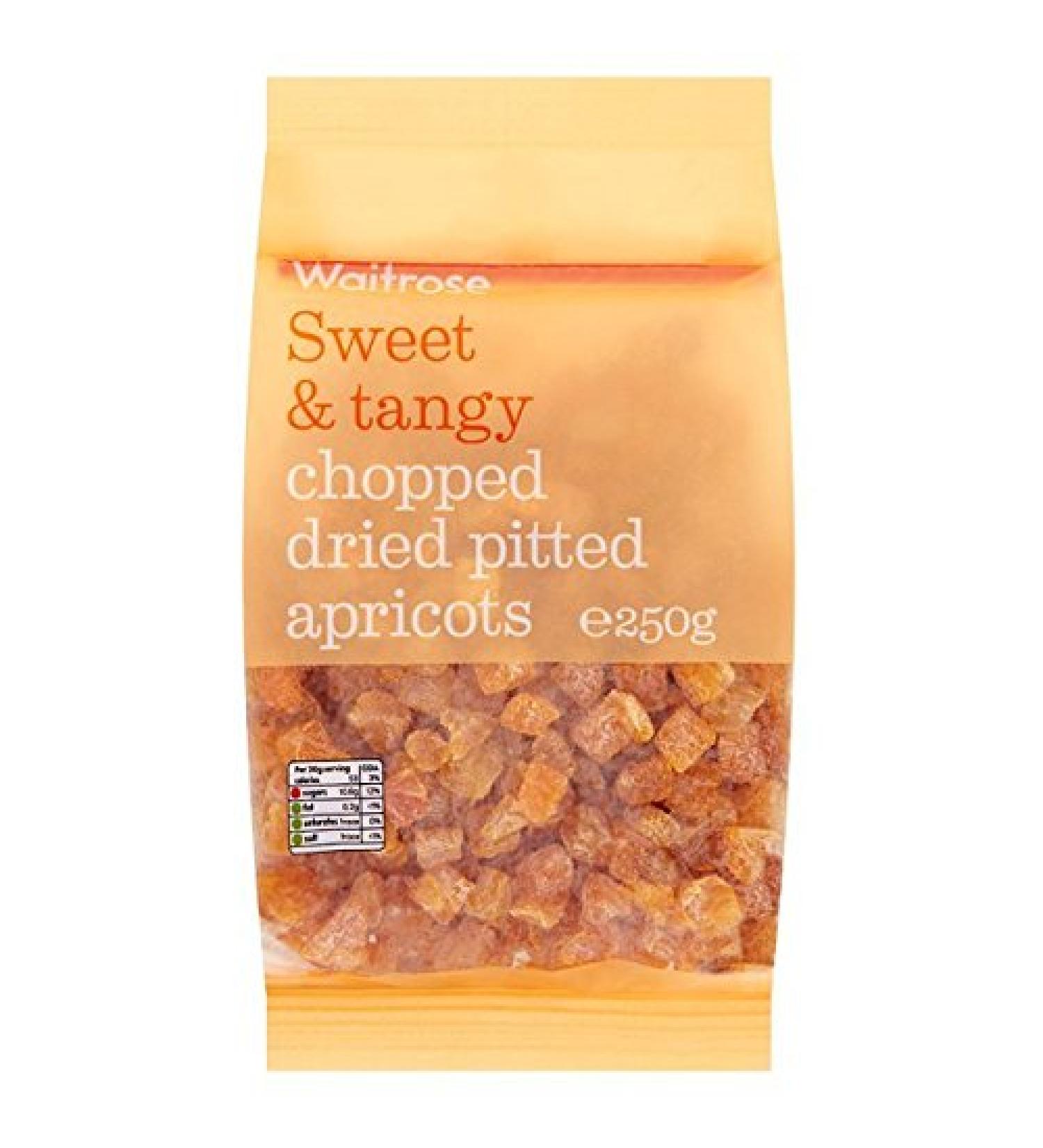 Waitrose Chopped Waitrose Apricots 250g