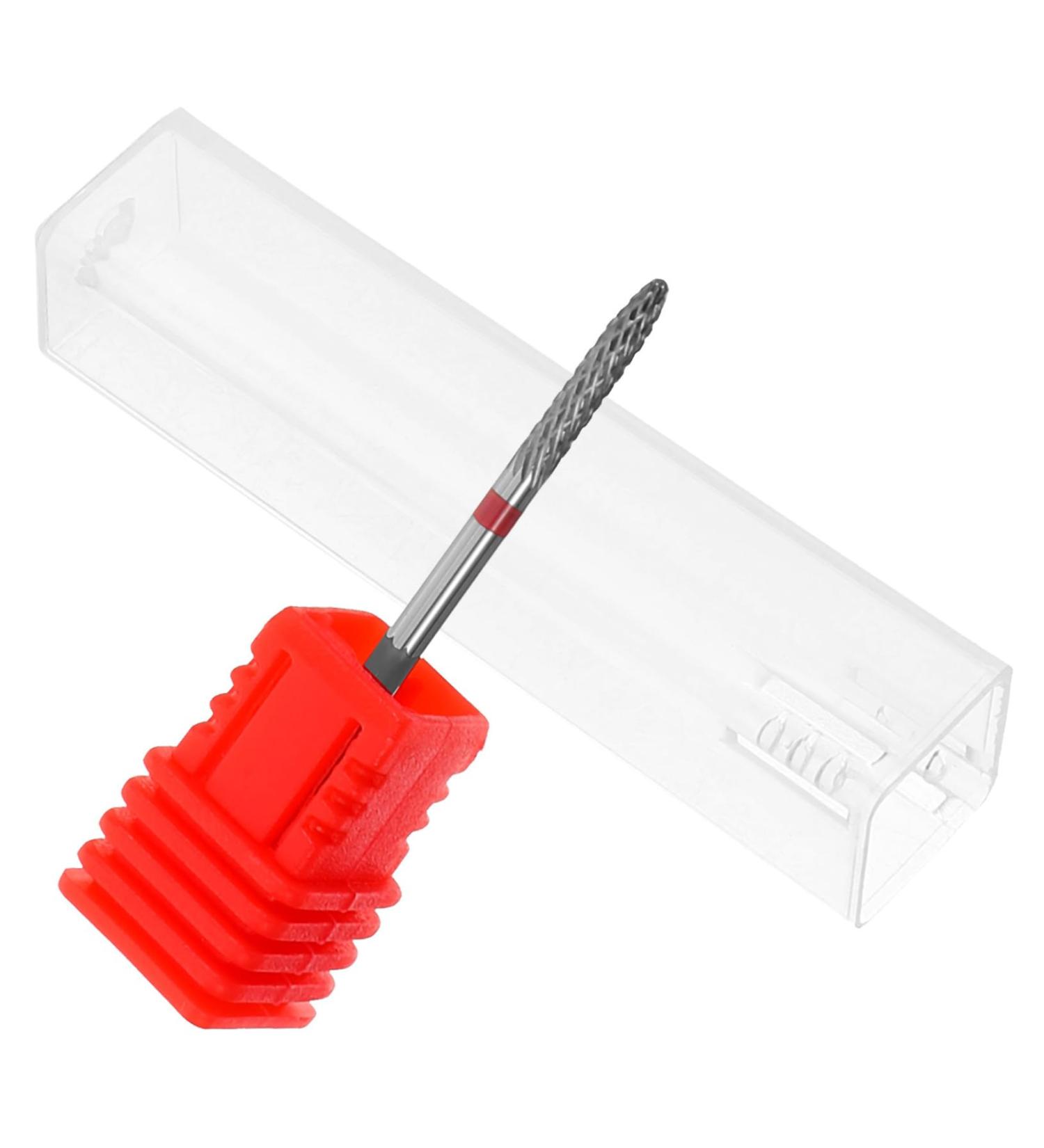 Mikinona Nail Polisher Nail Bits for Women Manicure Nail Bits Nail Art Drill Bits Manicure Drill Bits Nail Drill Bits Women Manicure Supplies Manicure Accessories Manicure Tools 7.00X1.30X1.30CM Red - Buy Online on GoSupps.com