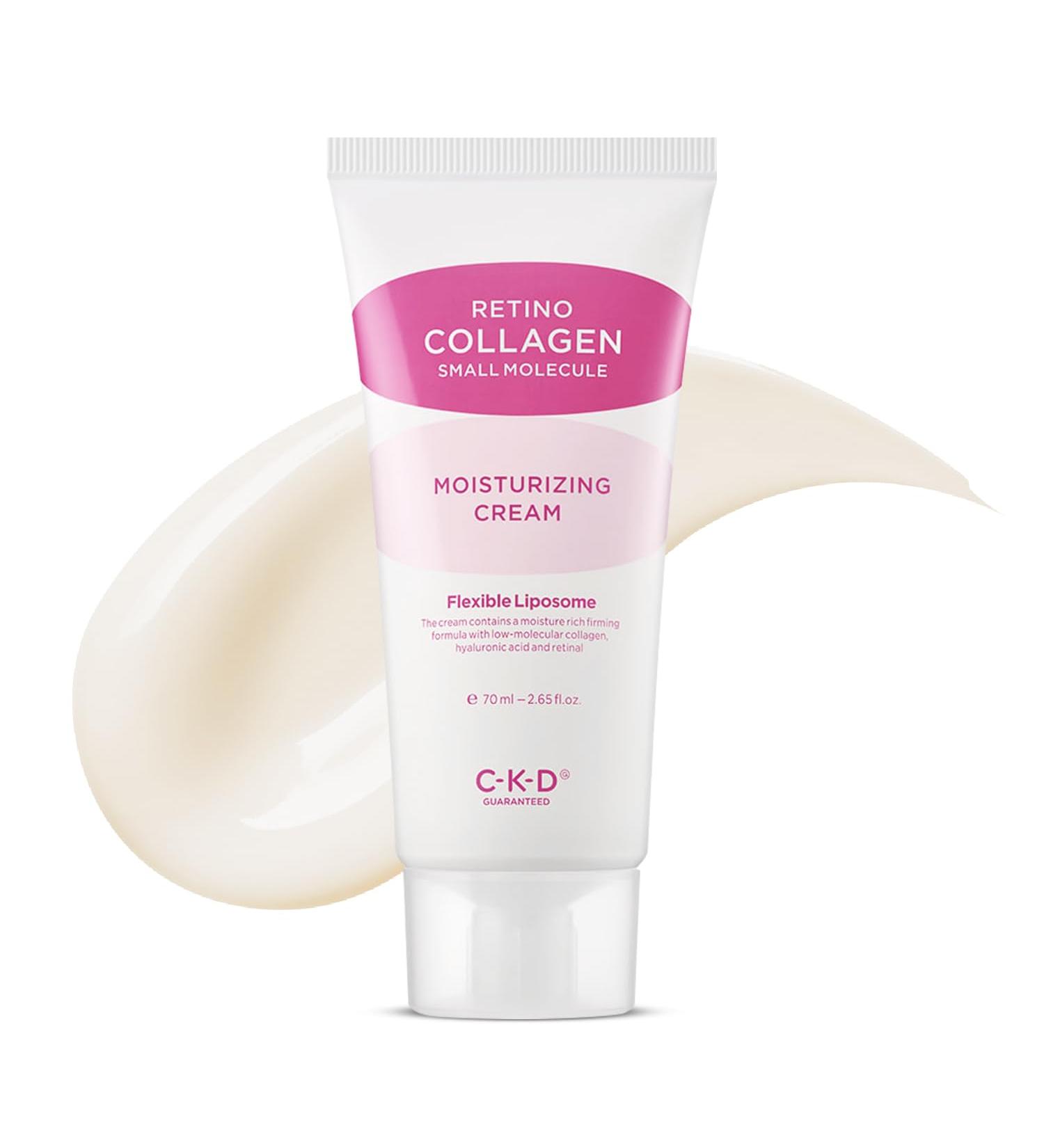 CKD Retino Collagen Moisturizing Cream - Face Moisturizer with Hyaluronic Acid and Low-Molecular Collagen for Smooth and Moisture Retention Sensitive Skin-Friendly Korean Skincare. 2.65 fl oz - Buy Online on GoSupps.com