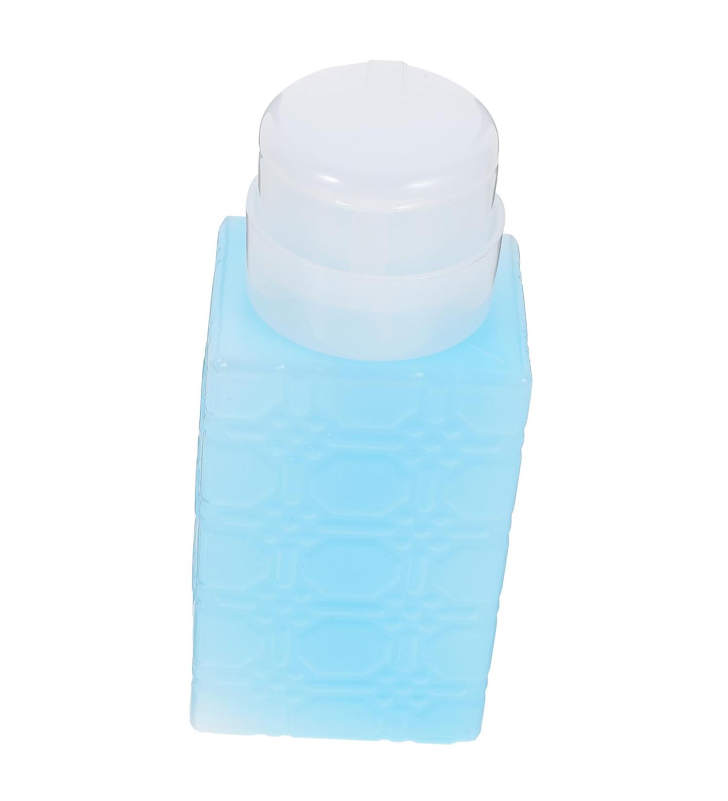 DRESSOOS Nail Gel Polish Gel Nail Polish Pump Dispenser Nail Polish Remover Bottle Nail Polish Remover Dispenser Pump Makeup Remover Container Travel Tool Mini Plastic 6x5x13cm Blue - Buy Online on GoSupps.com