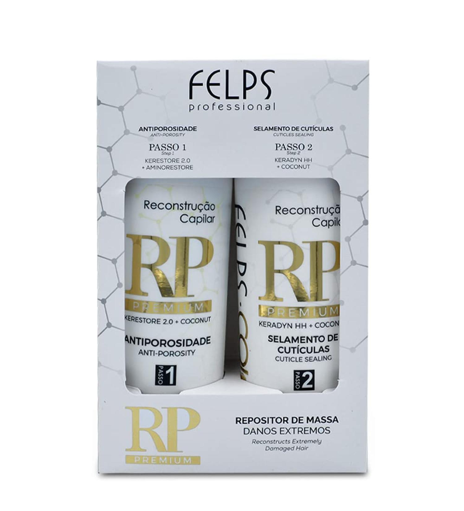 Felps Color RP Premium Hair Reconstruction Treatment 2x500ml - Repair & Nourish for Vibrant Hair | International Shipping Available - Buy Online on GoSupps.com
