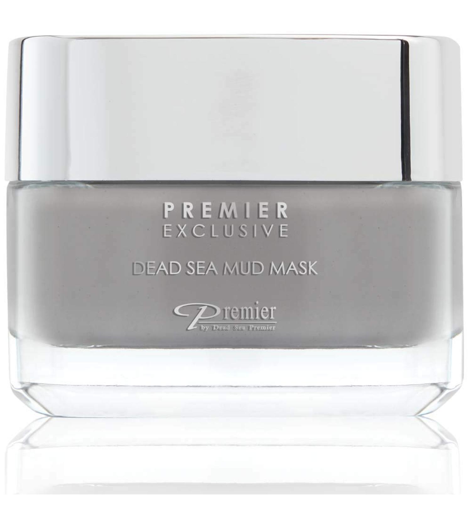 Premier Dead Sea Mud Face Mask - Natural Anti-Aging & Pore Minimizer Infused with Aloe Vera & Nutrients - 1.7 FL Oz - Buy Online - Buy Online on GoSupps.com