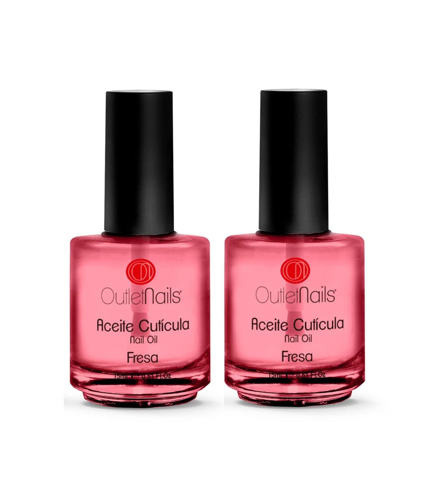 Shop 2 x Strawberry Scent Nail Oil 15ml | Optimal Cuticle Care | Outlet Nails - International Shipping Available - Buy Online on GoSupps.com